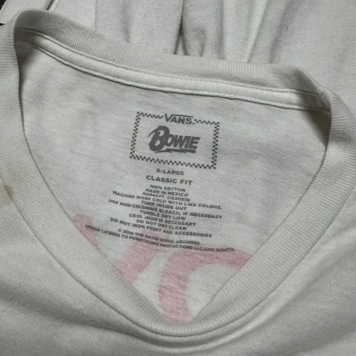 Band Tees Vans X David Bowie Longsleeve Shirt Size US XL / EU 56 / 4 - 12 Thumbnail