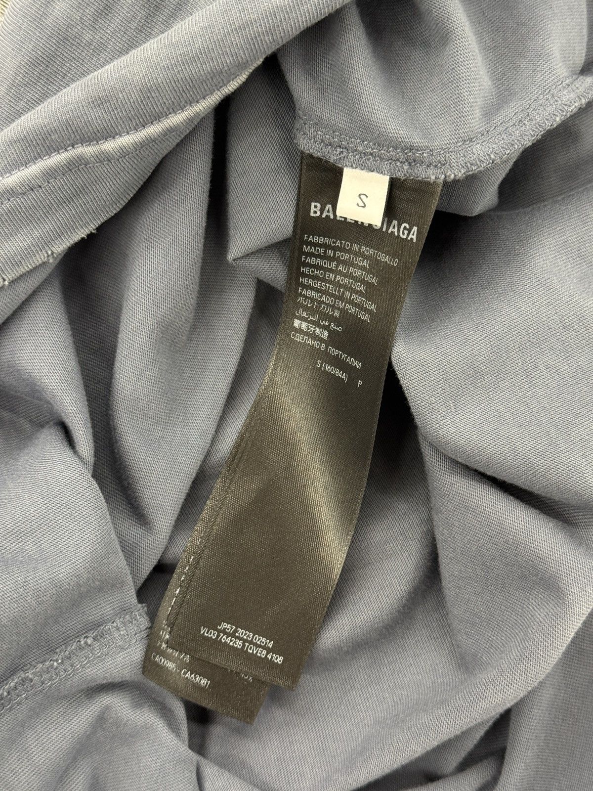 Balenciaga Balenciaga 24ss Now Buy Now Black Washed T-shirt Size US S / EU 44-46 / 1 - 10 Thumbnail