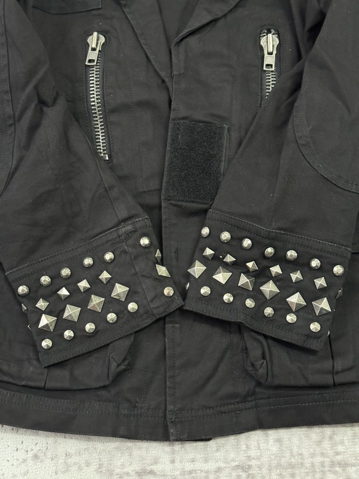 Japanese Brand G.O.A Genuine Vintage Studded Army Parka Jacket Size US XS / EU 42 / 0 - 4 Thumbnail