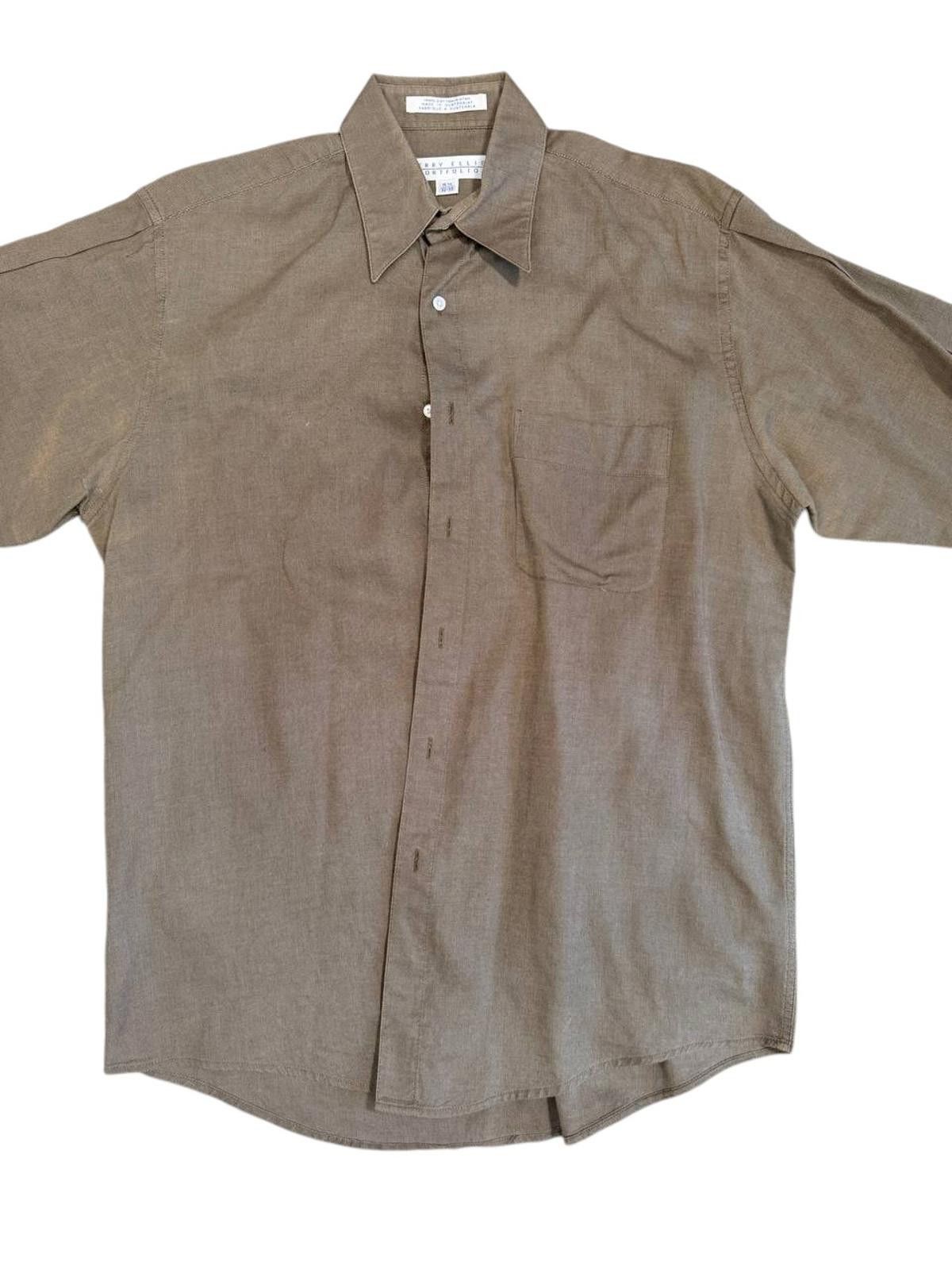Perry Ellis Perry Ellis Brown Button-Up Shirt – Size 15 1/2 (32-33) Size US L / EU 52-54 / 3 - 6 Thumbnail