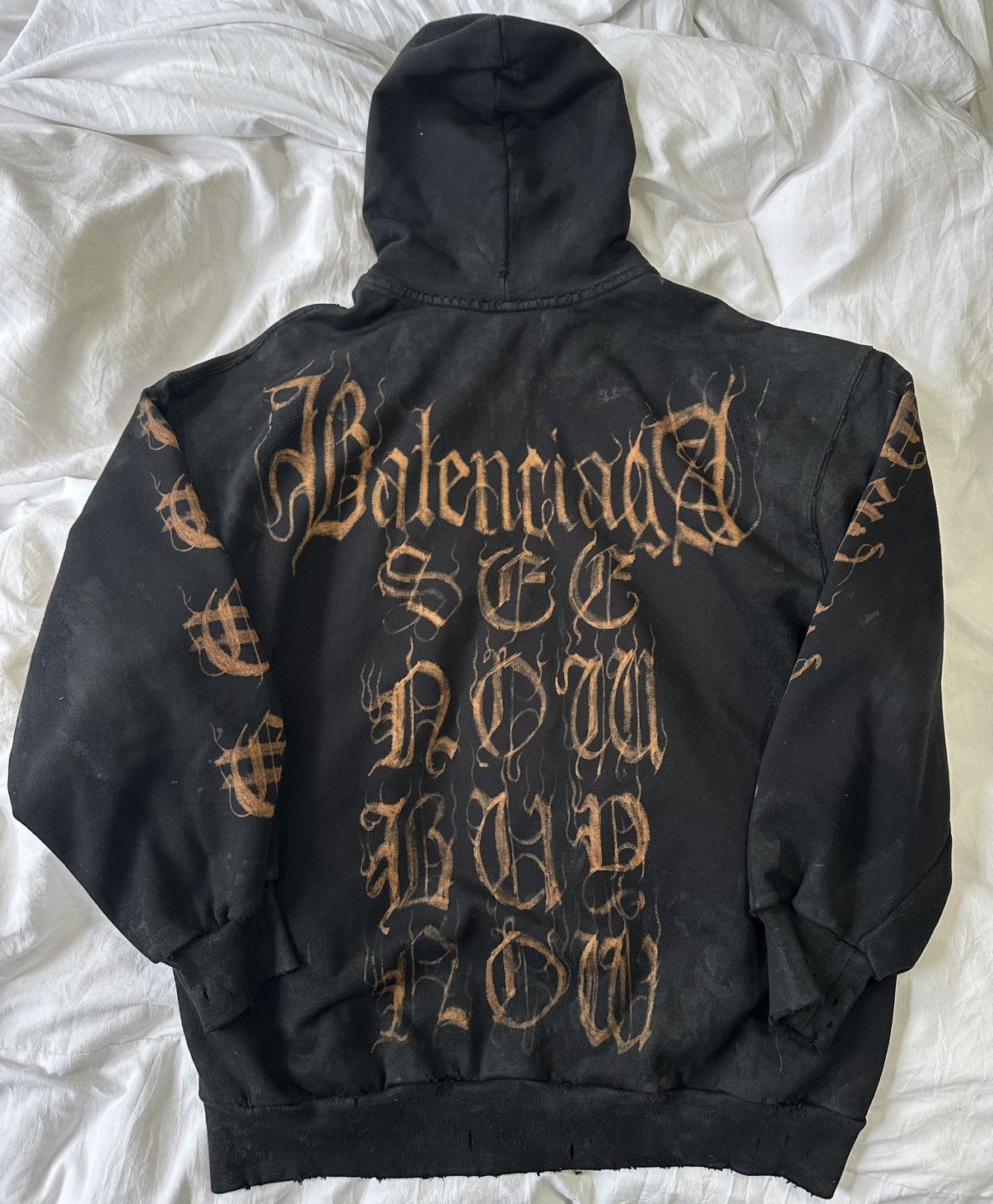 Balenciaga Balenciaga 24’ heavy metal SanScript zip up Size US XS / EU 42 / 0 - 1 Thumbnail