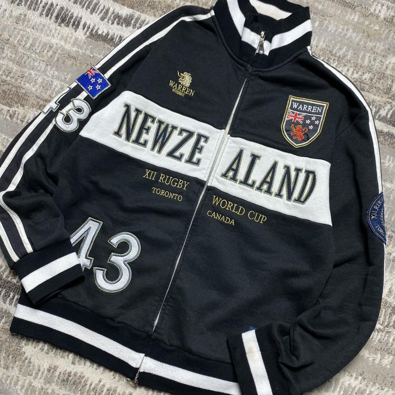 Japanese Brand Vintage Warren Webber New Zealand Rugby World Cup Sweatshirt Size US M / EU 48-50 / 2 - 2 Thumbnail