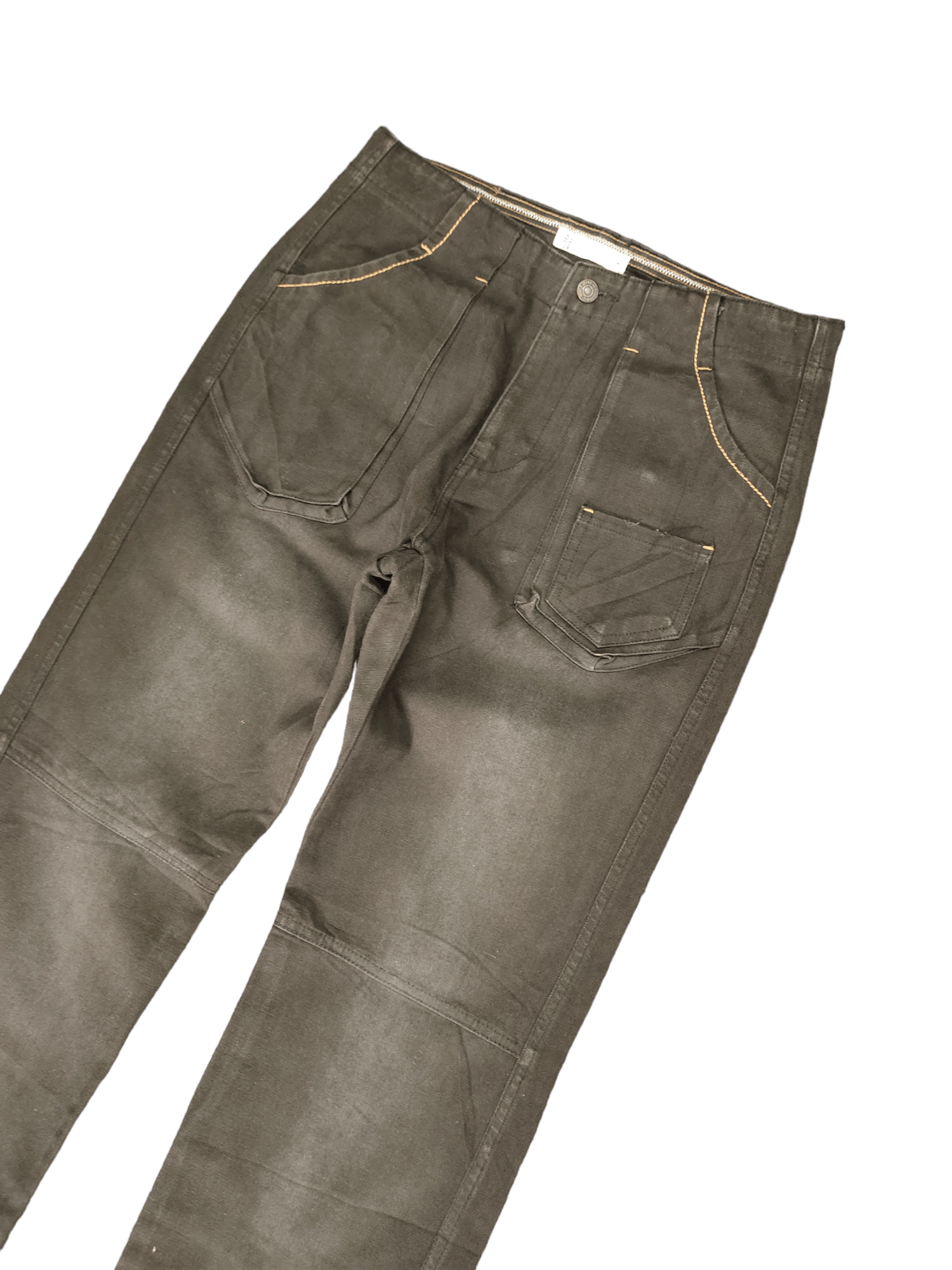 Comme des Garcons × Undercover Global Work 3D Floating Pocket Fatigue Denim Pants Size US 31 - 4 Thumbnail