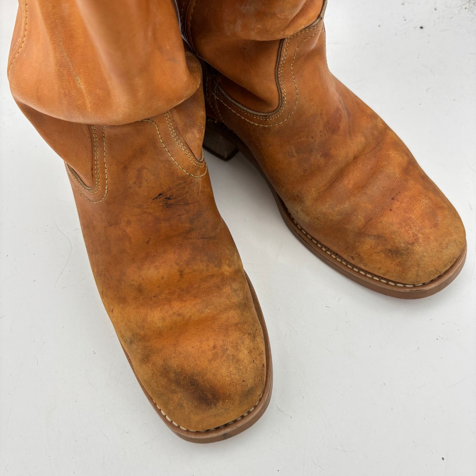 Vintage Vintage Landis Campus Ranch Leather Western Boots Men's 10D Size US 10 / EU 43 - 12 Thumbnail