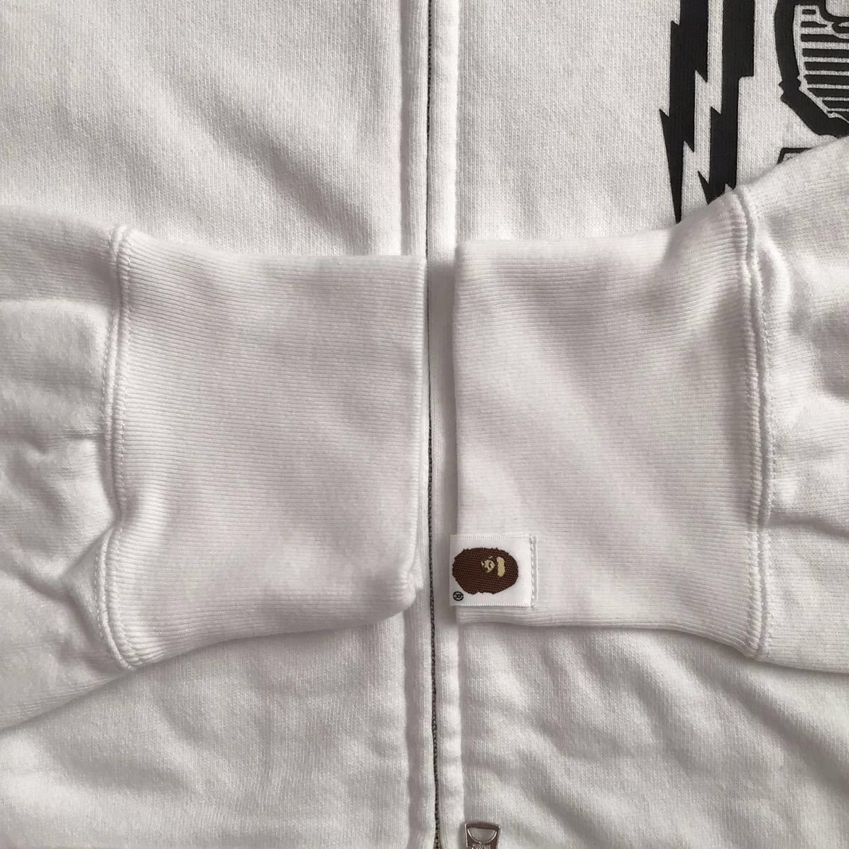Bape BAPE Motor sport full zip hoodie white a bathing ape Size US XL / EU 56 / 4 - 8 Thumbnail