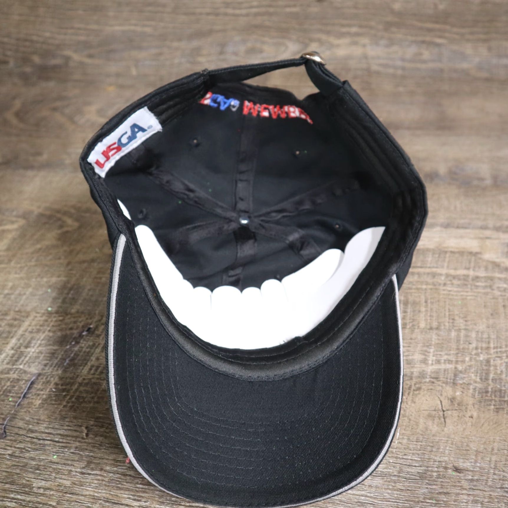 Vintage VINTAGE US Open Hat Baseball Cap One Size Black Mens Adults One Size Black Hat 2014 Championship Fans Football Football 2014 Mens Size ONE SIZE - 6 Thumbnail