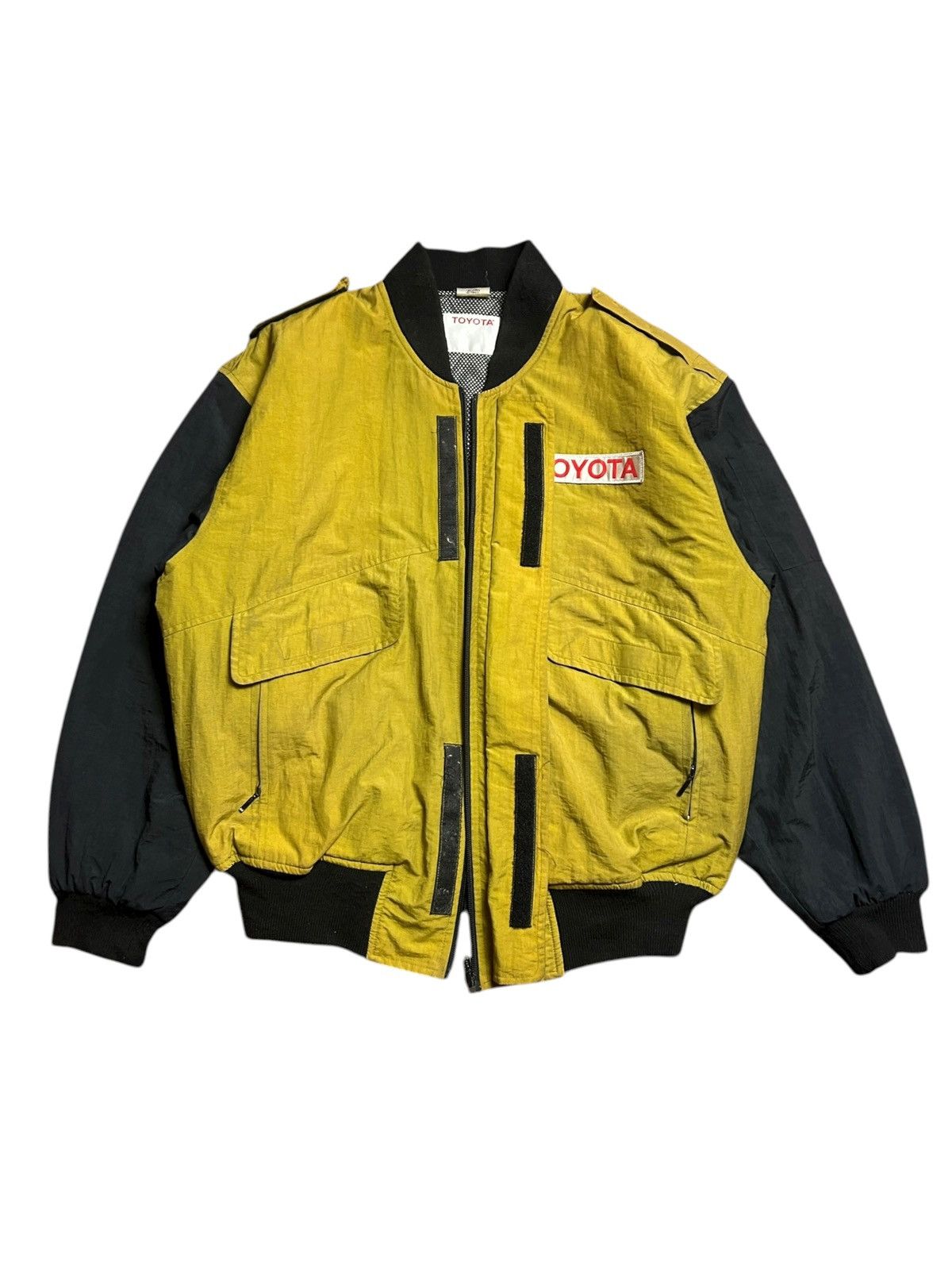 Gear for Sports Vtg JDM Toyota Racing Motor Sport Racing Team Jacket Bomber Size US L / EU 52-54 / 3 - 3 Thumbnail