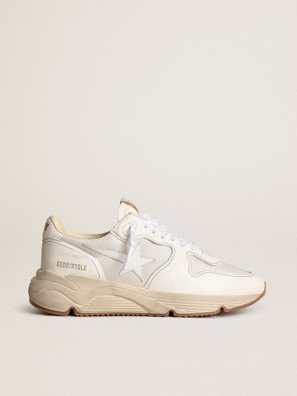Golden Goose Golden Goose Women's Running Sole mesh and white nappa 6.5 Size US 7 / IT 37 - 10 Thumbnail