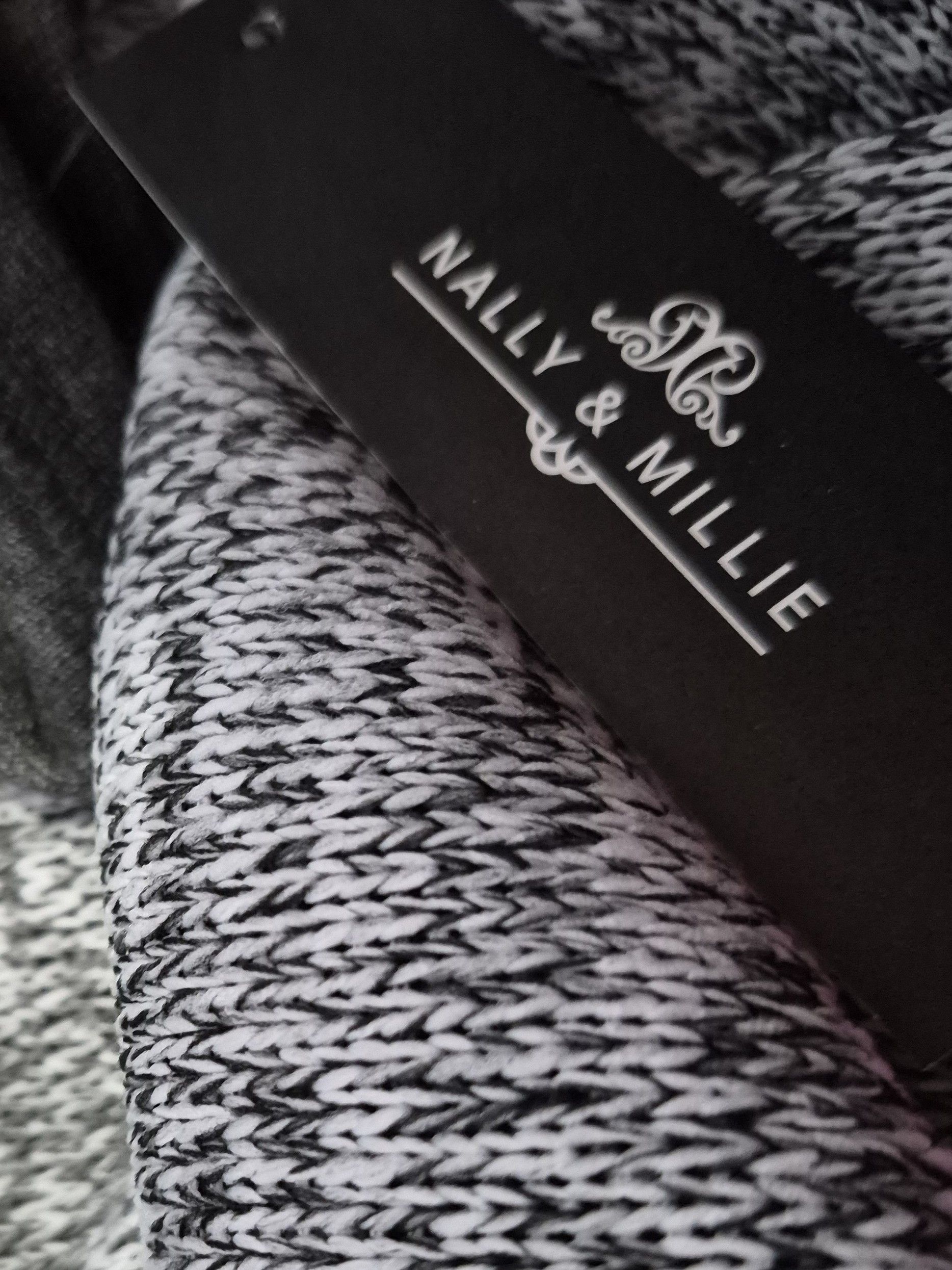 Other Nally & Millie Medium Black & Gray Marled Knit NWT Size M / US 6-8 / IT 42-44 - 8 Thumbnail