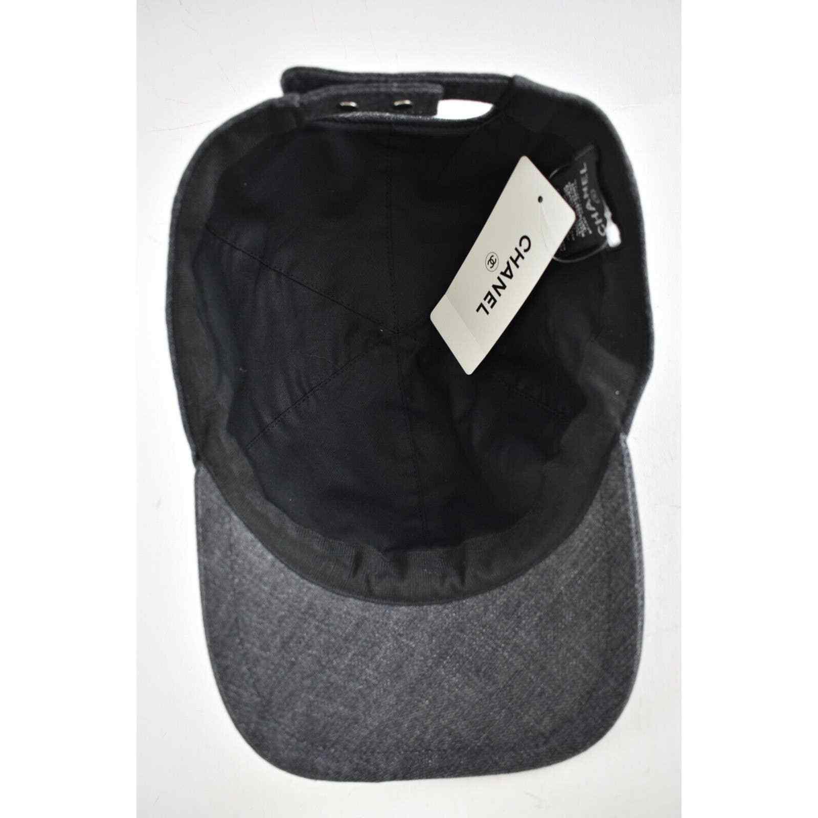 Chanel Chanel Sequin CC White Logo Baseball Cap Curved Peak Hat Size ONE SIZE - 10 Thumbnail