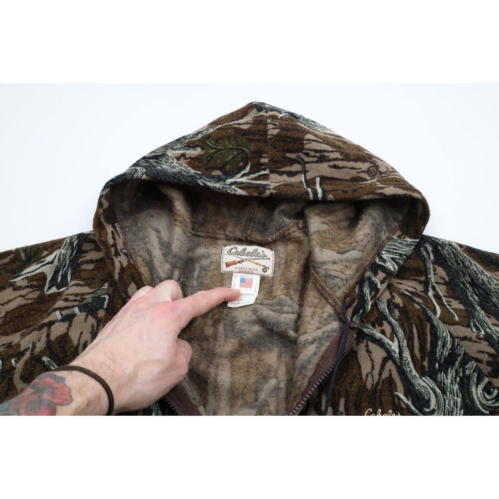 Cabelas × Vintage Vintage 80s Cabelas Mossy Oak Camouflage 2 Piece Suit Size US XL / EU 56 / 4 - 4 Thumbnail