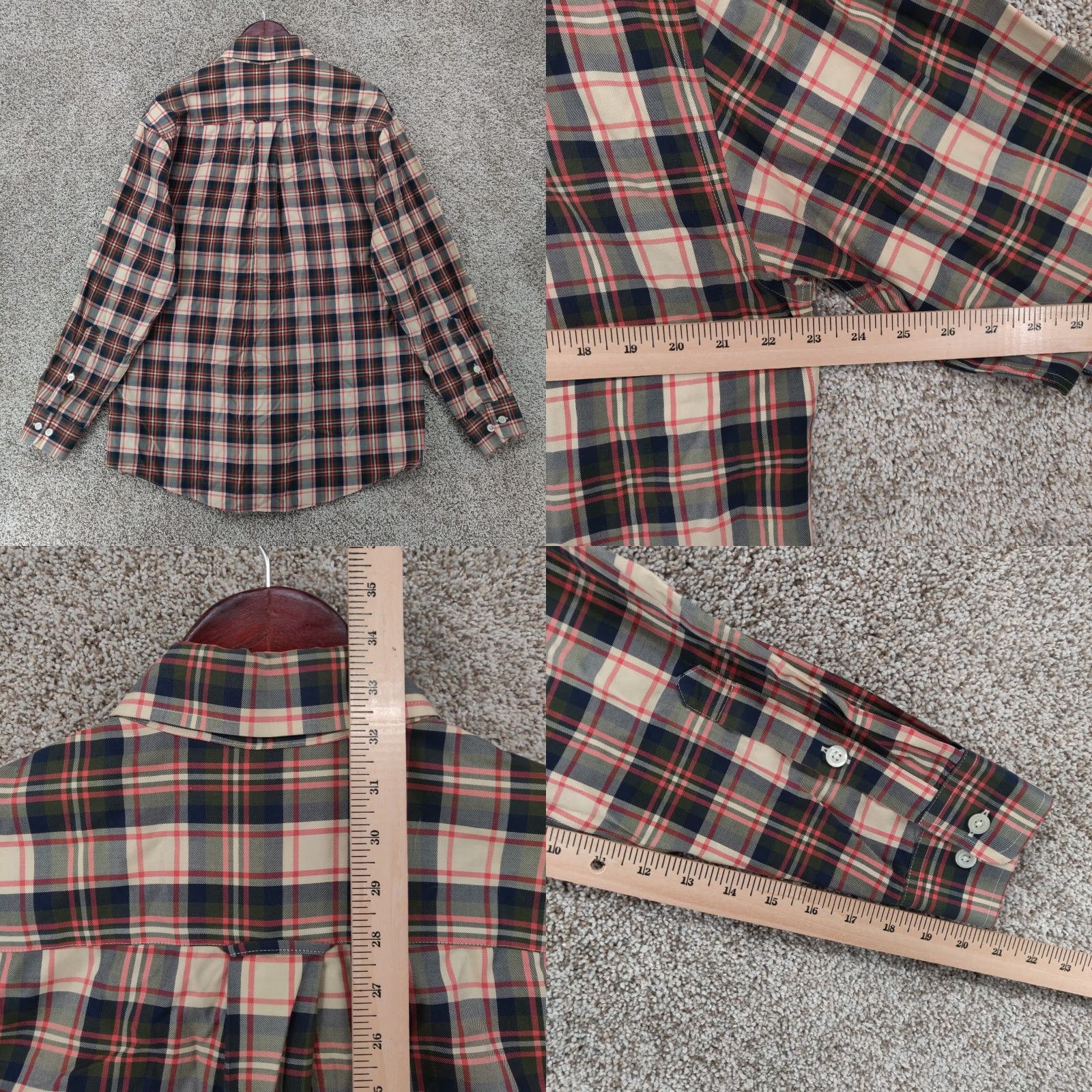 Orvis Orvis Shirt Mens M Plaid Long Sleeve Regular Fit Button-Up Pocket Casual Outdoor Size US M / EU 48-50 / 2 - 8 Thumbnail