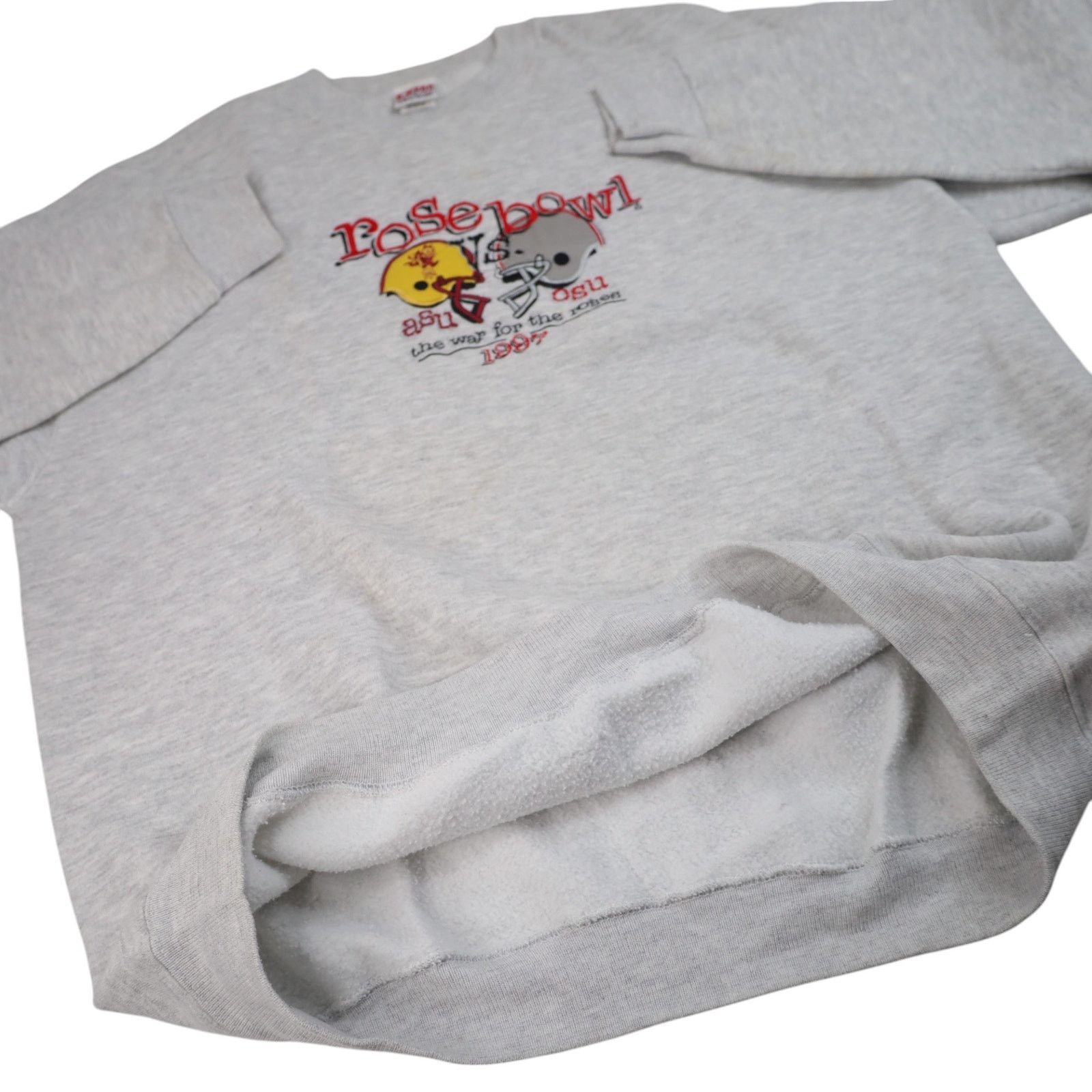 NCAA × Vintage Vintage 1997 ASU vs OSU Rose Bowl Embroidered Sweatshirt Size US XL / EU 56 / 4 - 9 Thumbnail