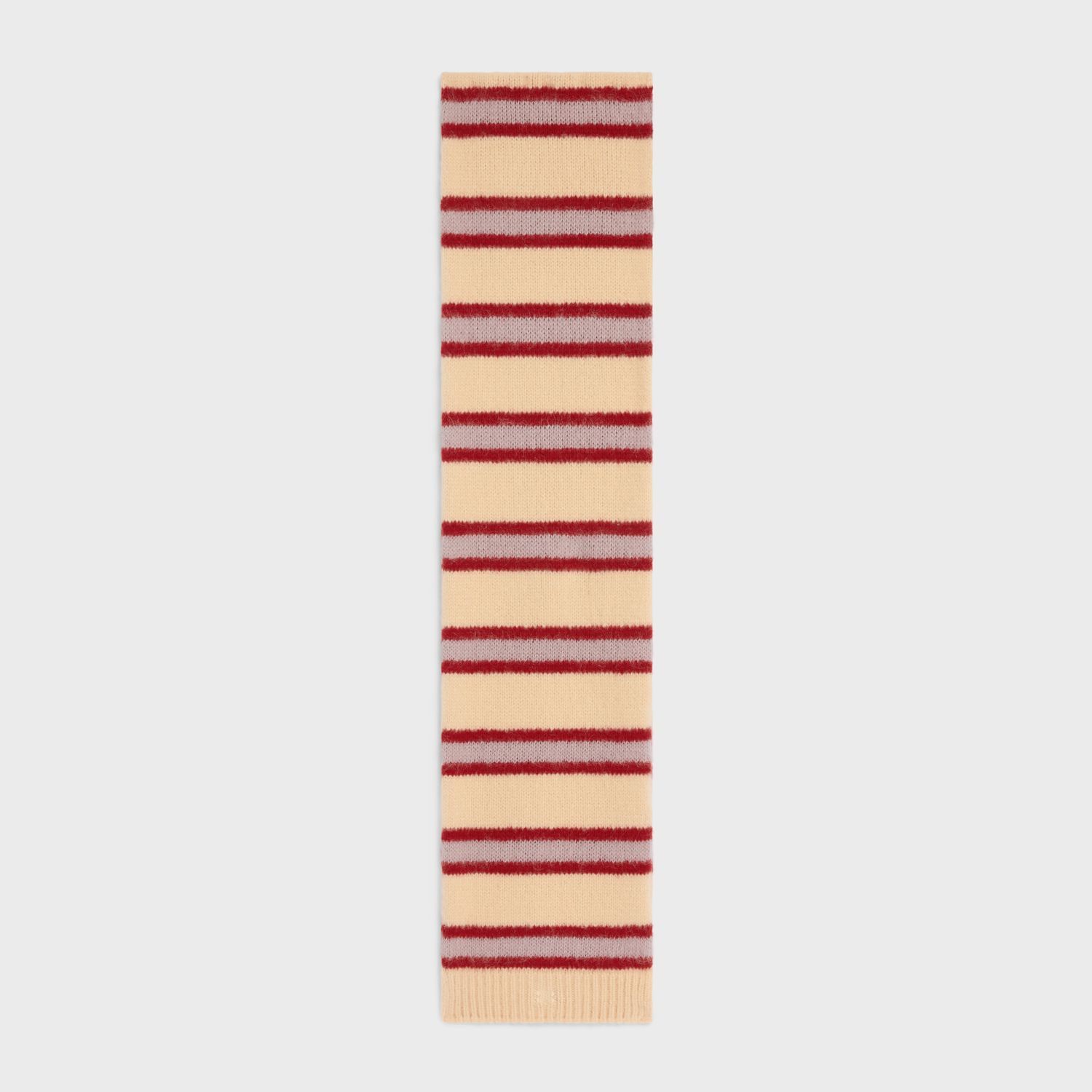 Celine triomphe scarf in cashmere,wool and silk vanilla/pink/red Size ONE SIZE - 1 Thumbnail