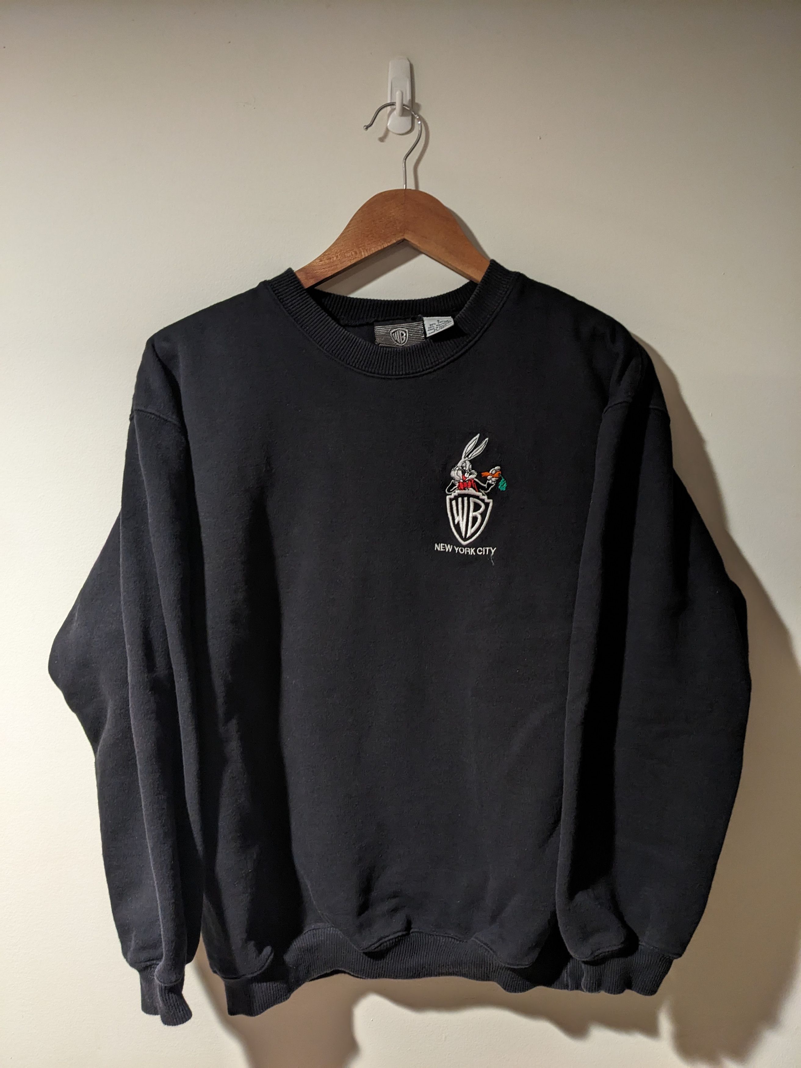 Cartoon Network × Vintage Vintage 90s New York City Looney Tunes Bugs Bunny Sweatshirt Size US S / EU 44-46 / 1 - 1 Thumbnail
