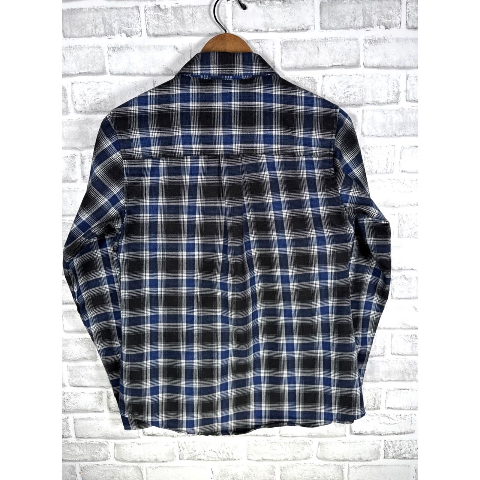 Vintage DIXXON PERFORMANCE Plaid Snap Button Flannel Shirt Womens M Blue Size M / US 6-8 / IT 42-44 - 7 Thumbnail