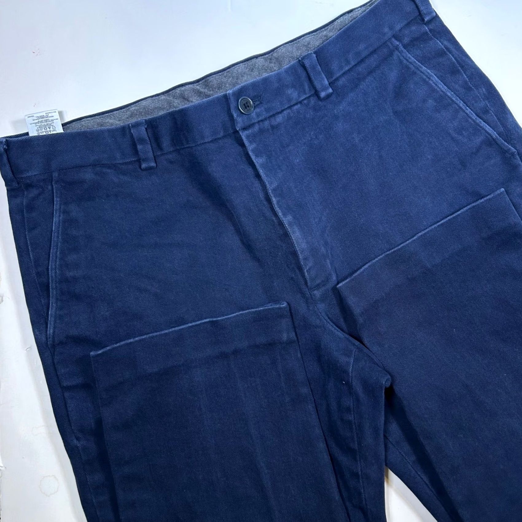 Brooks Brothers Brooks Brothers Clark Chinos Pants Straight Leg Cotton Blend 38x30 Mens Blue Size US 38 / EU 54 - 3 Thumbnail