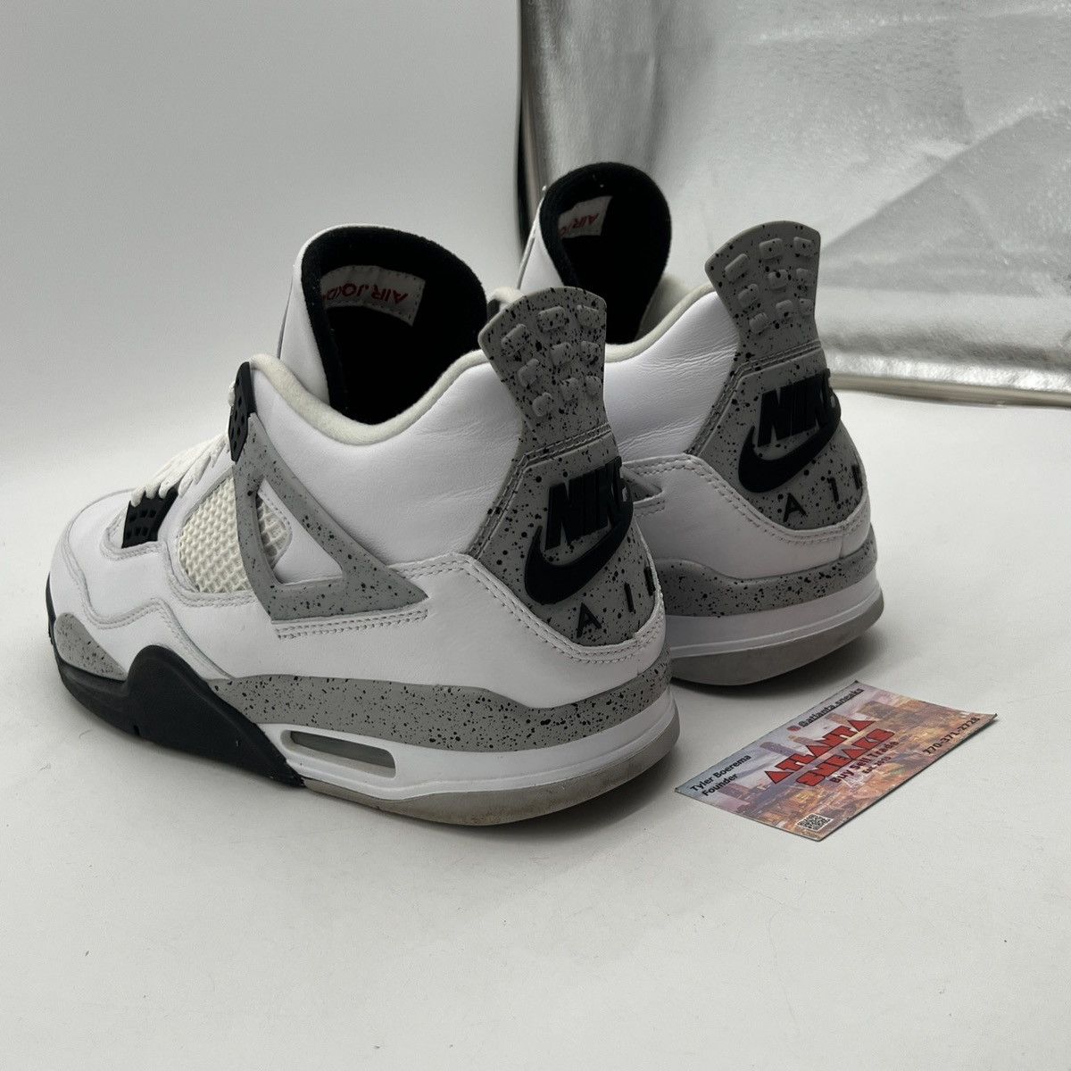 Jordan Brand Air Jordan 4 white cement Size US 11 / EU 44 - 4 Thumbnail