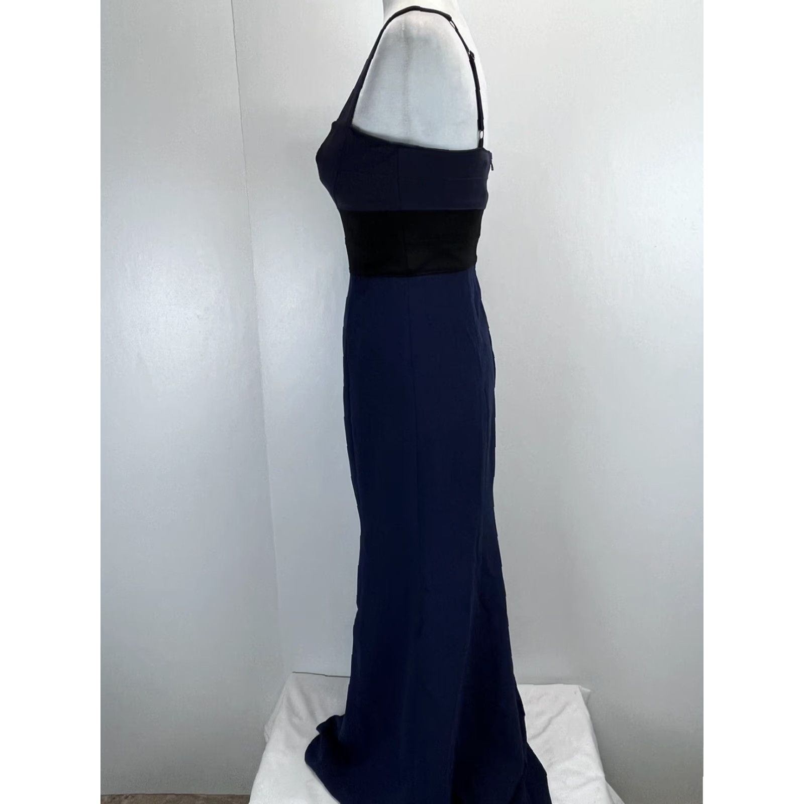 bcbgmaxazria navy blue dress Navy One Shoulder Dress main image 1