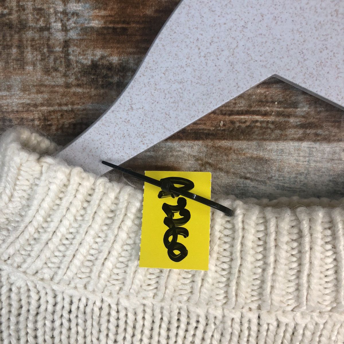 Homespun Knitwear × Japanese Brand Earth Music & Econology White Knitwear #A2260 Size M / US 6-8 / IT 42-44 - 16 Thumbnail