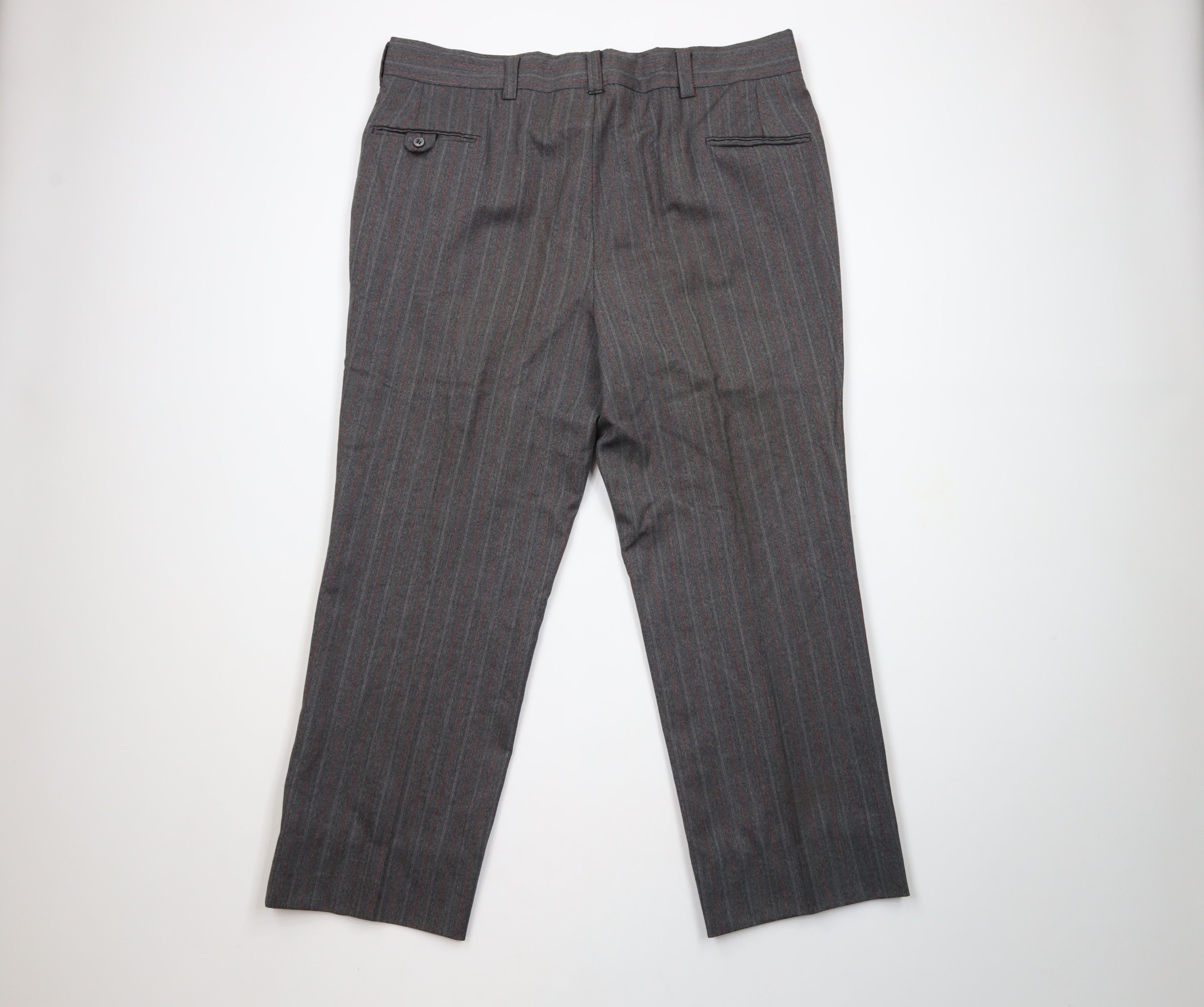 Vintage Vintage 70s Streetwear Wool Striped Bell Bottoms Pants USA Size US 40 / EU 56 - 11 Thumbnail