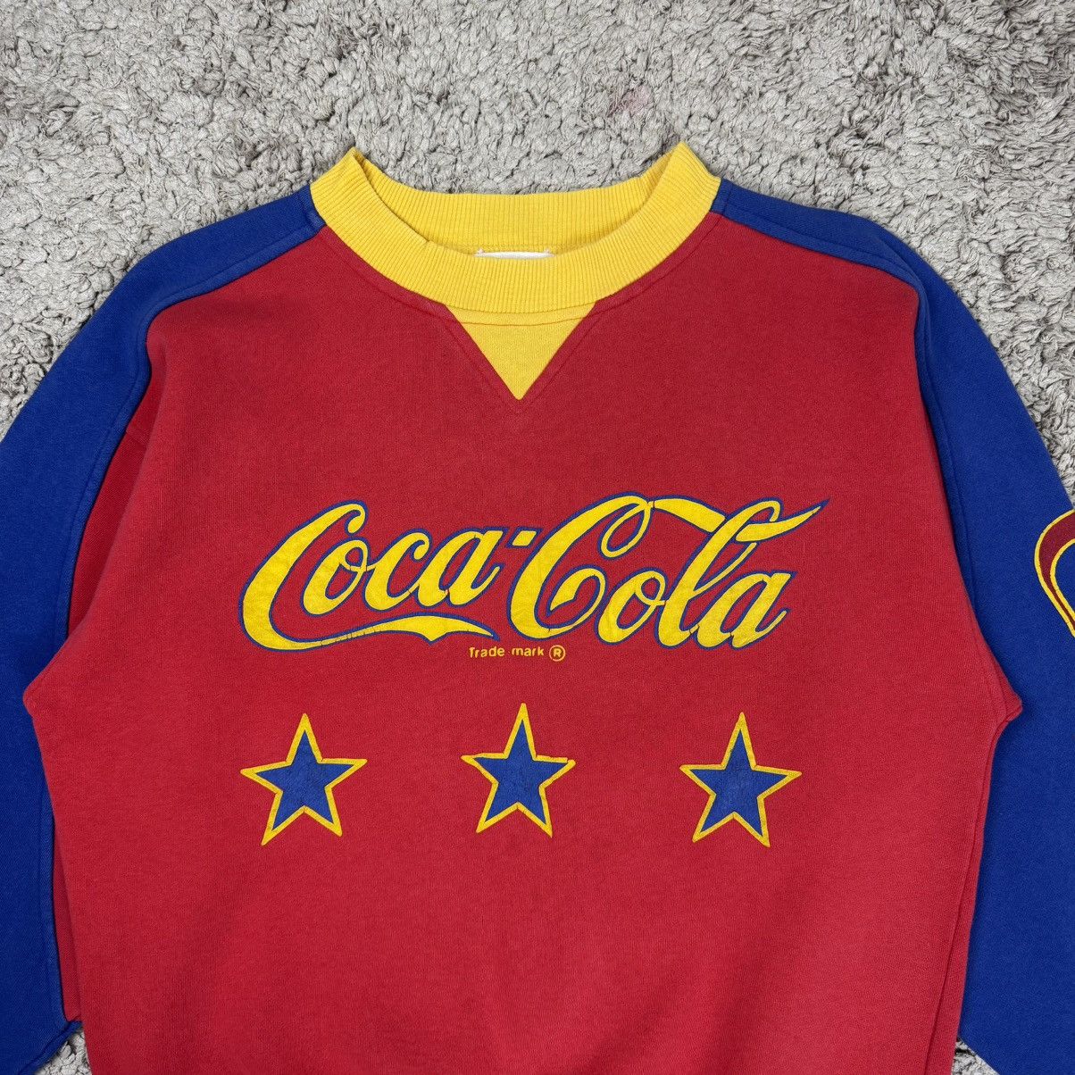 Coca Cola Vintage Coca Cola Colour Block Sweatshirt Size US M / EU 48-50 / 2 - 5 Thumbnail