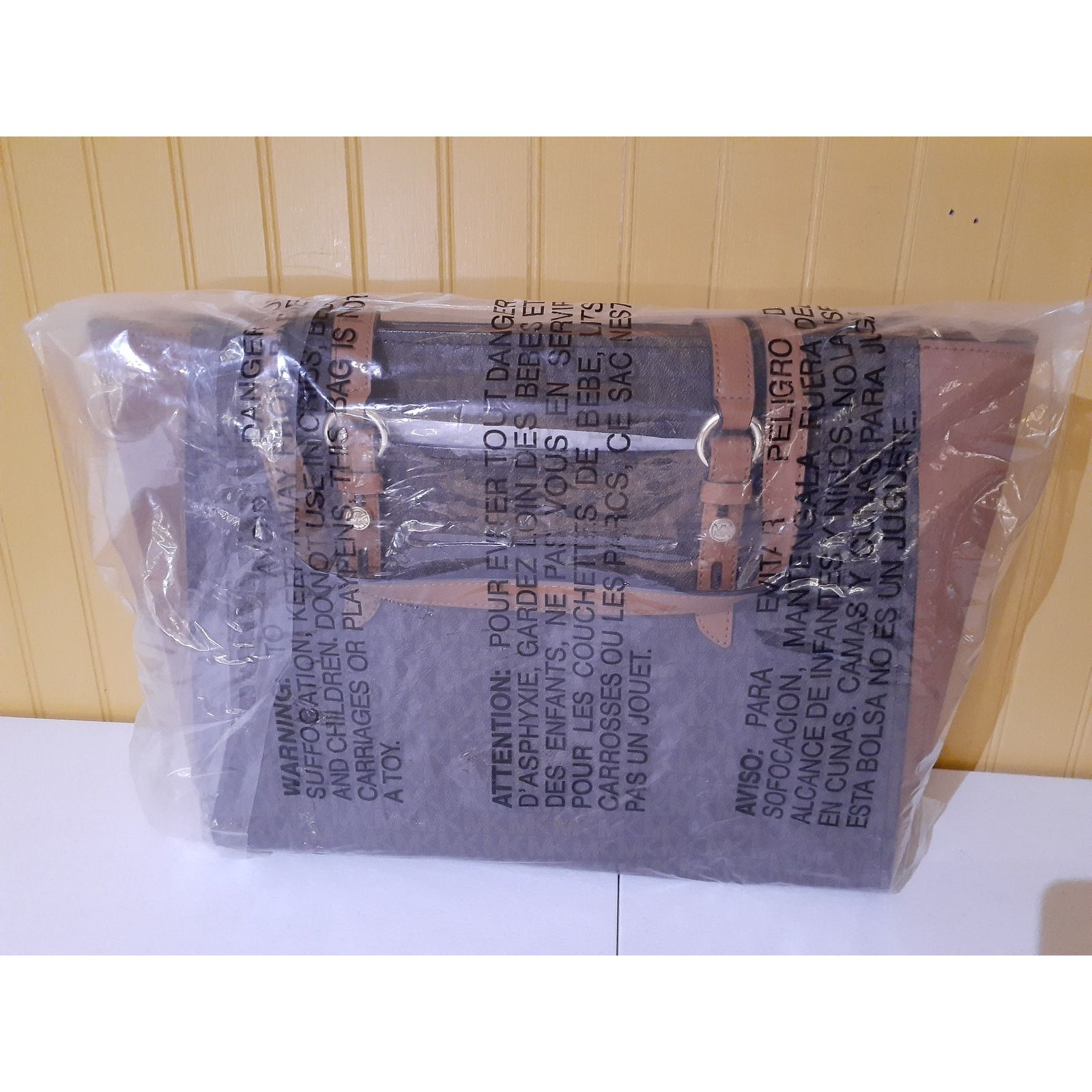 Michael Kors Michael Kors Nomad Large Multi Function Tote Brown Handbag Size ONE SIZE - 3 Thumbnail