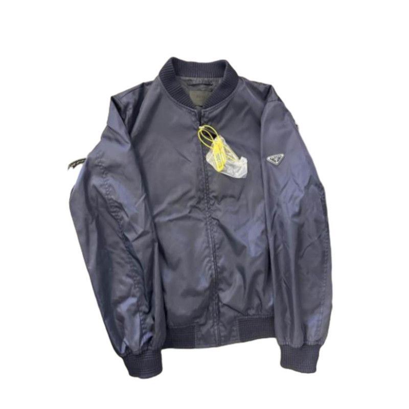 Prada Prada Blue Zip Collar Jacket for Men Size US L / EU 52-54 / 3 - 1 Thumbnail