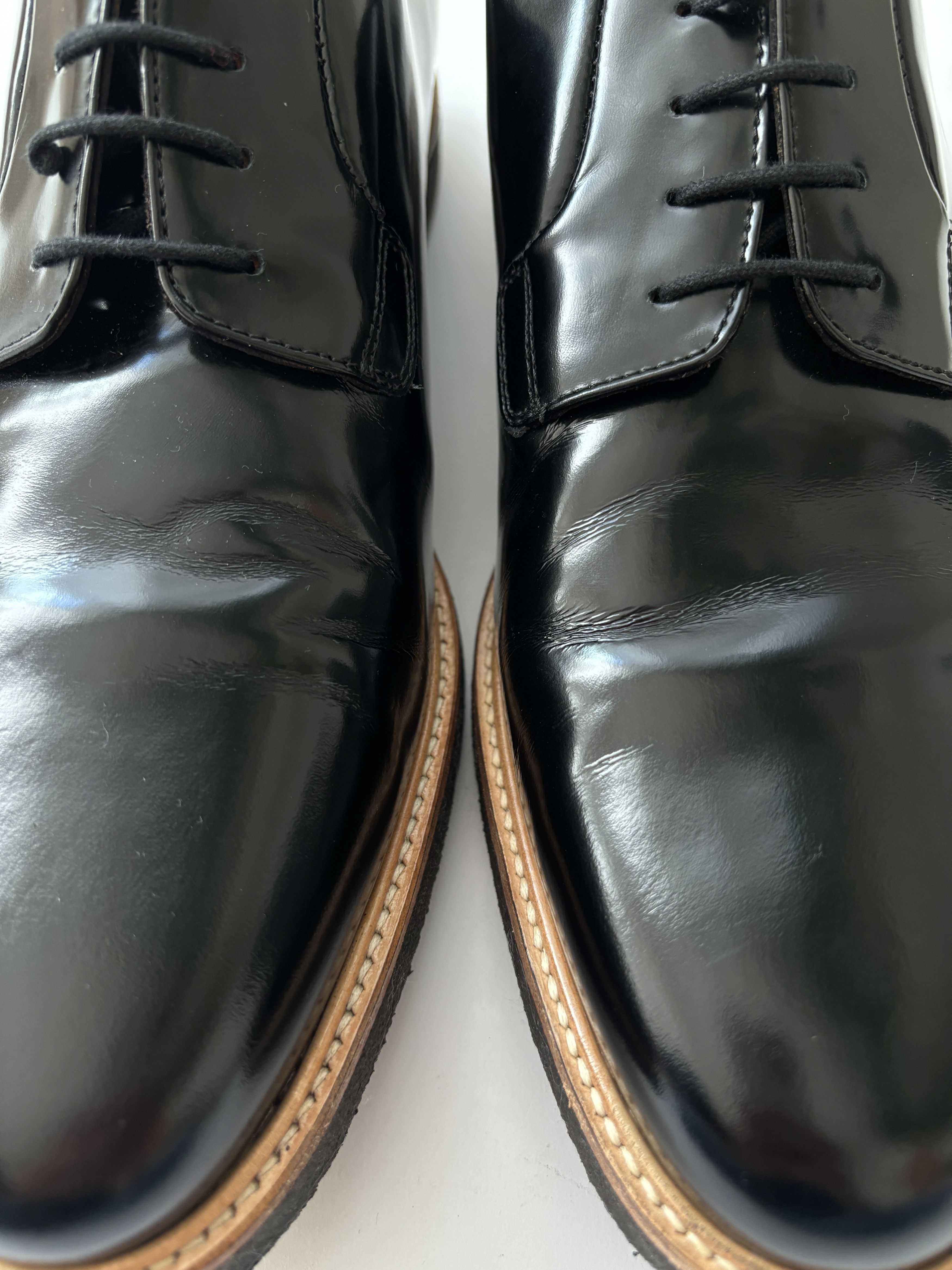 Common Projects ⚡️QUICK SALE⚡️Common Projects Black Derby Shine Size US 11 / EU 44 - 10 Thumbnail