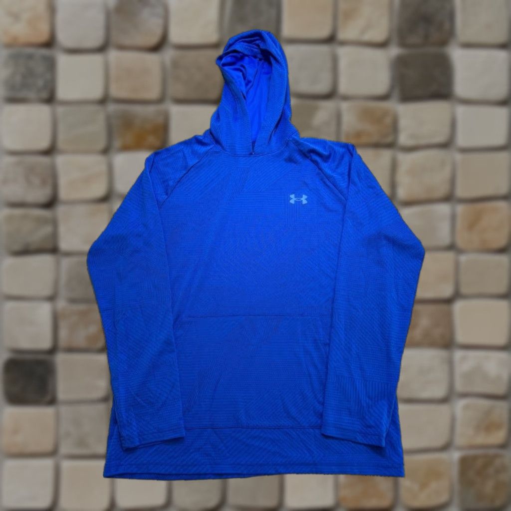 Under Armour Under Armour Hoodie Mens Medium Blue Pullover Size US M / EU 48-50 / 2 - 1 Thumbnail