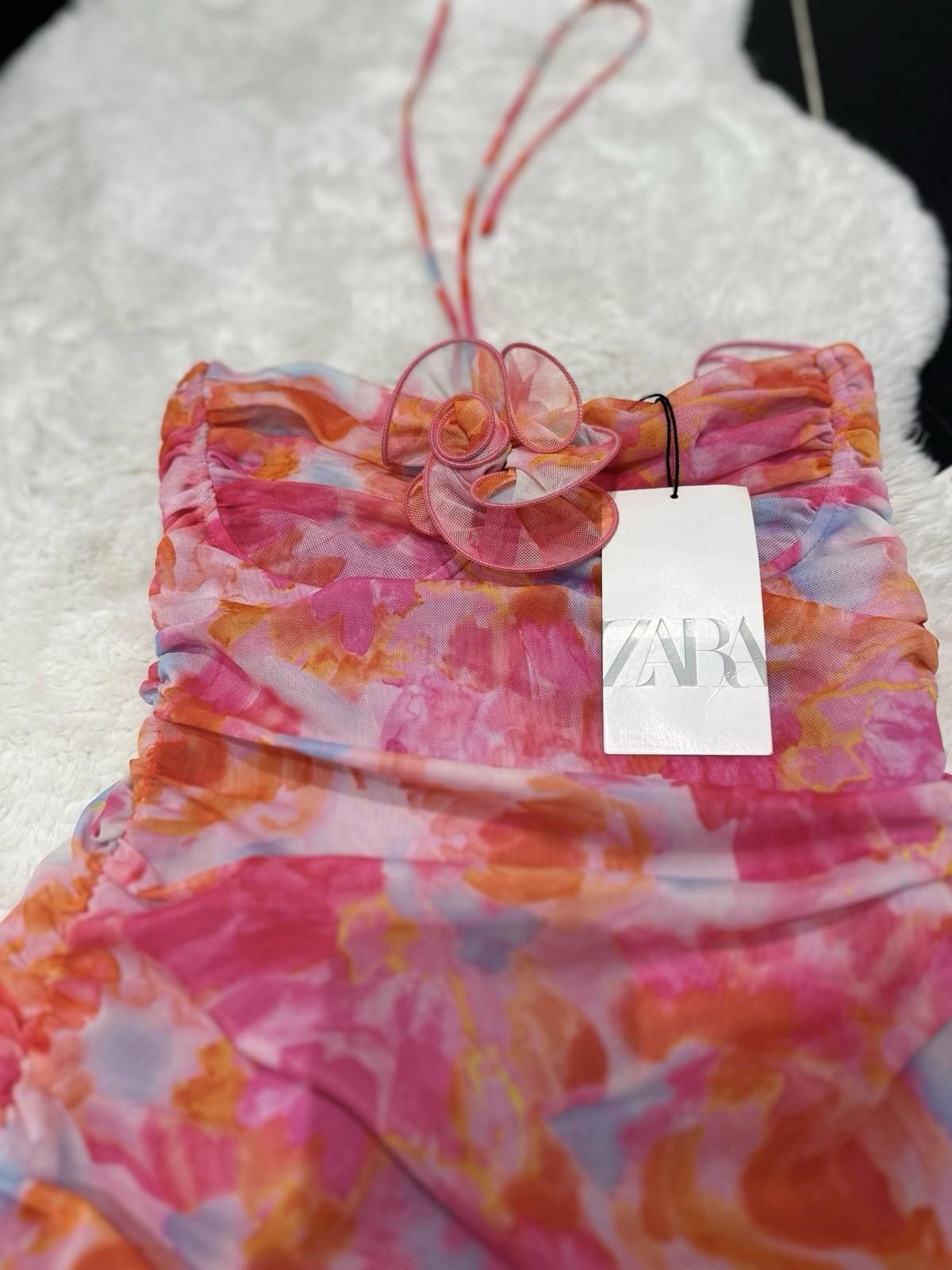 Zara ZARA Midi Tulle dress Size S / US 4 / IT 40 - 6 Thumbnail