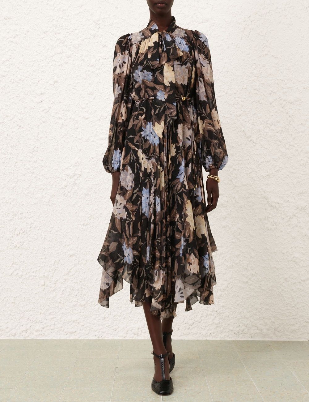 Zimmermann oc11z0825 Eden Handkerchief Dress in Multicolor Size M / US 6-8 / IT 42-44 - 2 Thumbnail