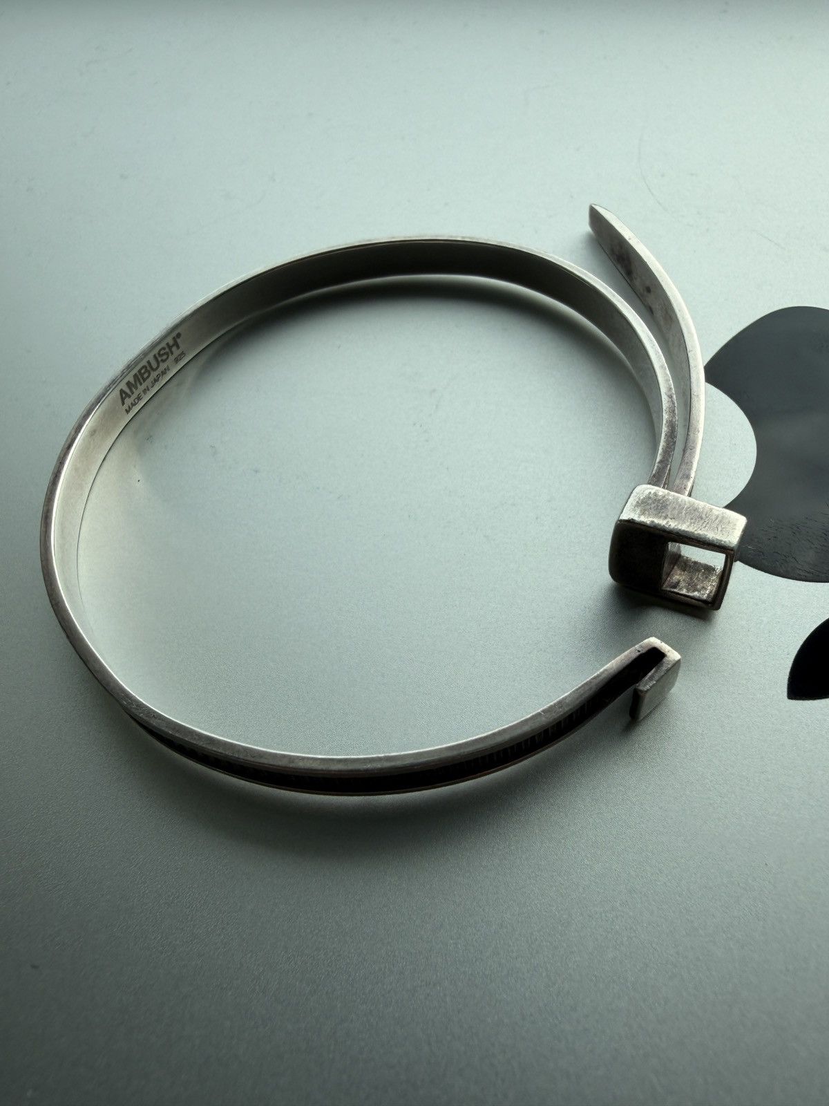 Ambush Design AMBUSH Zip Tie sterling 18silver Bracelet .925 Size ONE SIZE - 8 Thumbnail