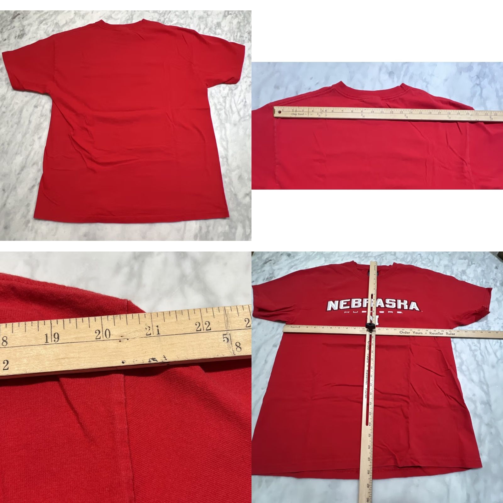 Vintage VINTAGE AS Sports Huskers T Shirt Men Size L Red Cotton Logo Graphic Print Short Sleeve Pullover University Nebraska Fans Mens Size US L / EU 52-54 / 3 - 8 Thumbnail