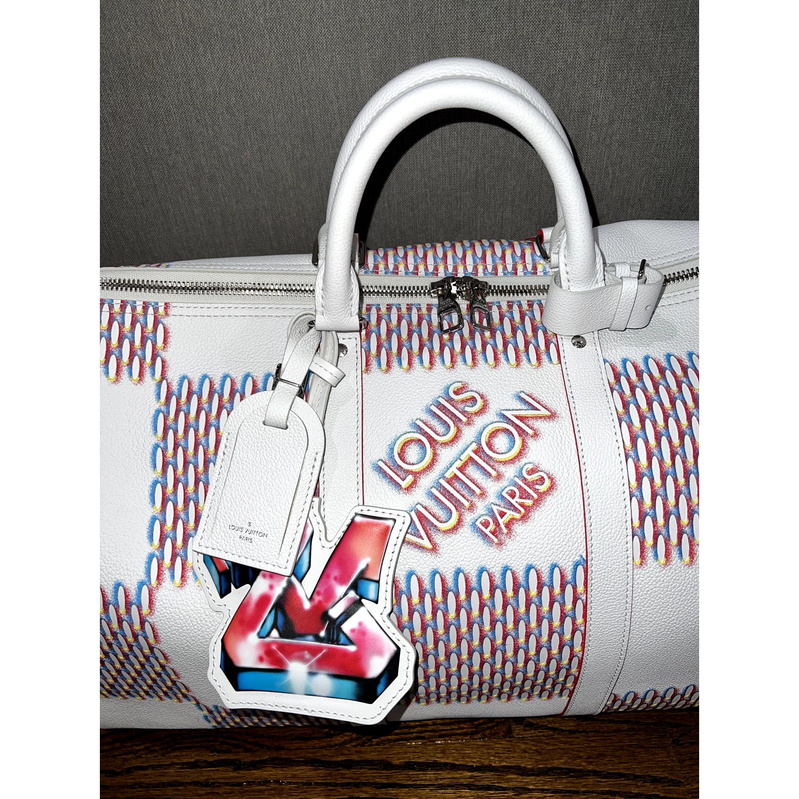 Louis Vuitton Louis Vuitton Keepall Bandouliere Damier Weekend Travel Bag Size ONE SIZE - 4 Thumbnail