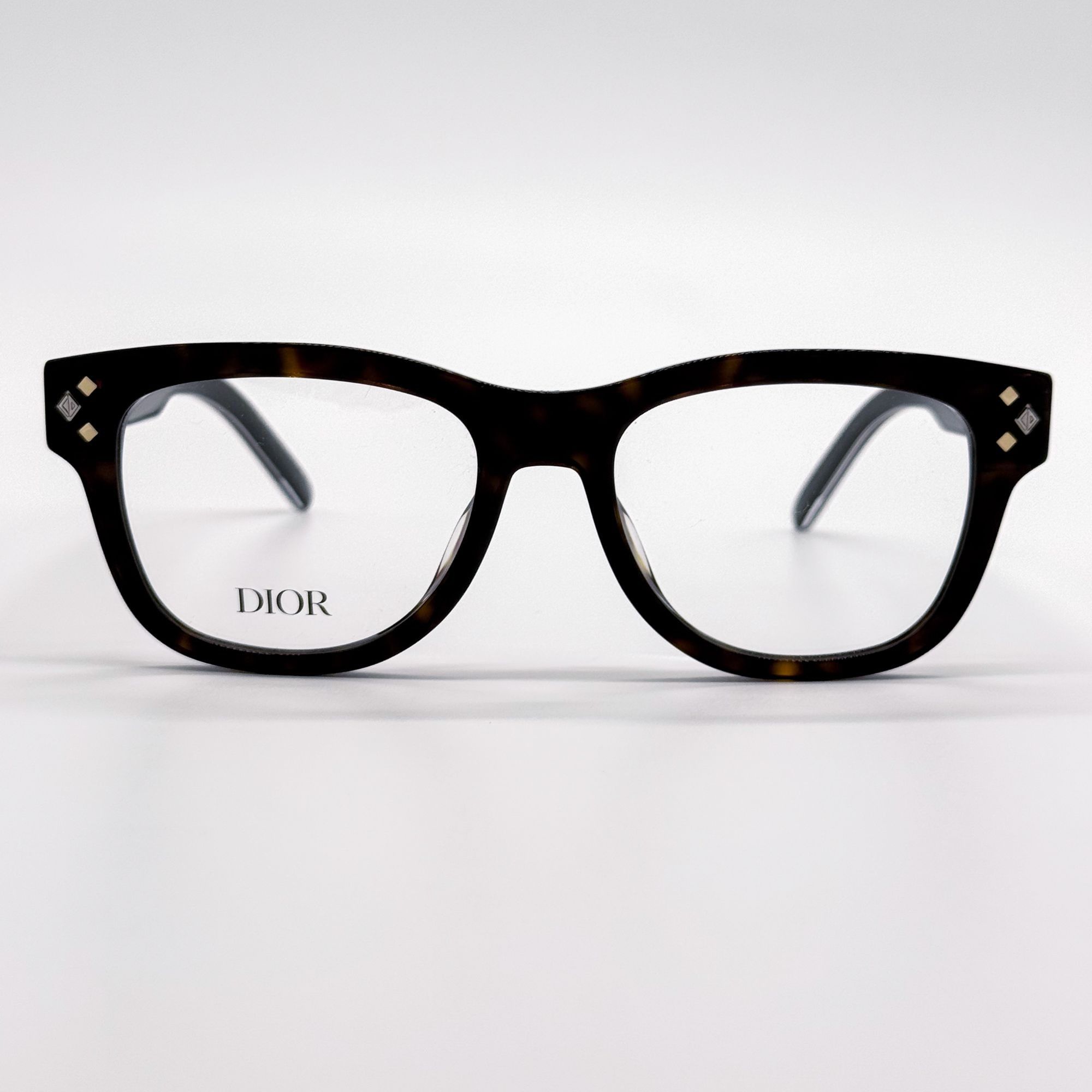 Dior NEW DIOR EYEGLASSES CD DIAMONDO S1I 2000 SQUARE HAVANA EYEGL Size ONE SIZE - 3 Thumbnail