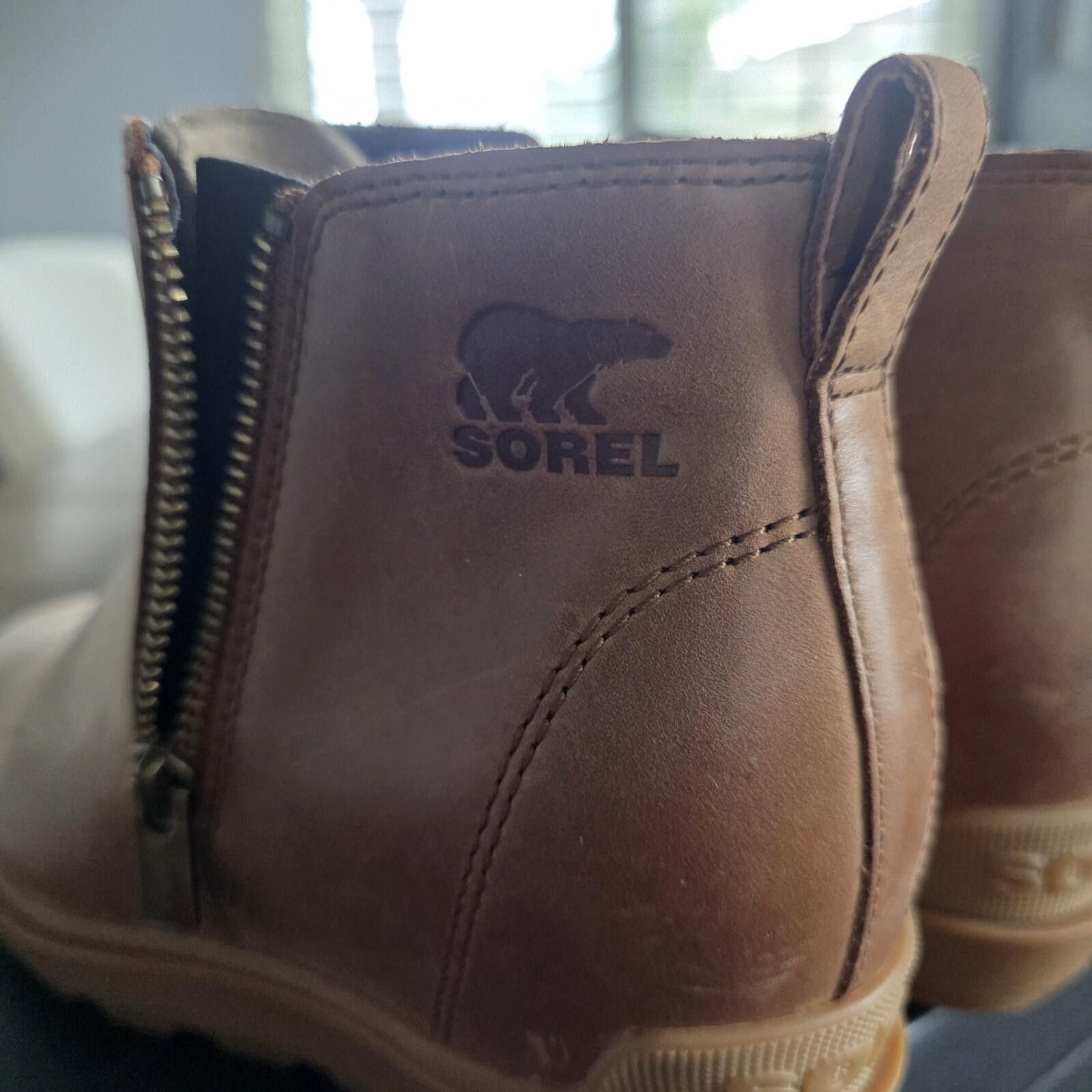SOREL Sorel Evie II Zip Bootie Wedge Tan Gum Leather Wmn's 6.5 Size US 6.5 / IT 36.5 - 6 Thumbnail