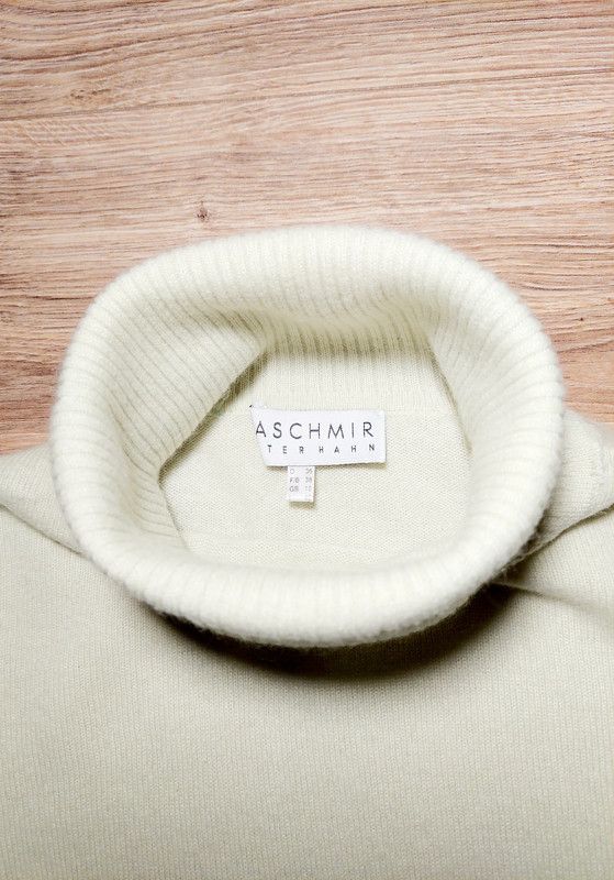 Other 100% cashmere sweater turtleneck jumper light green mint Size S / US 4 / IT 40 - 3 Thumbnail