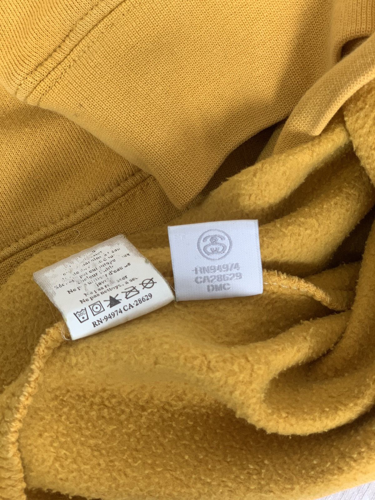 Stussy Sweatshirt Stussy ‘Stock Link’ Yellow - Size S Size US S / EU 44-46 / 1 - 7 Thumbnail