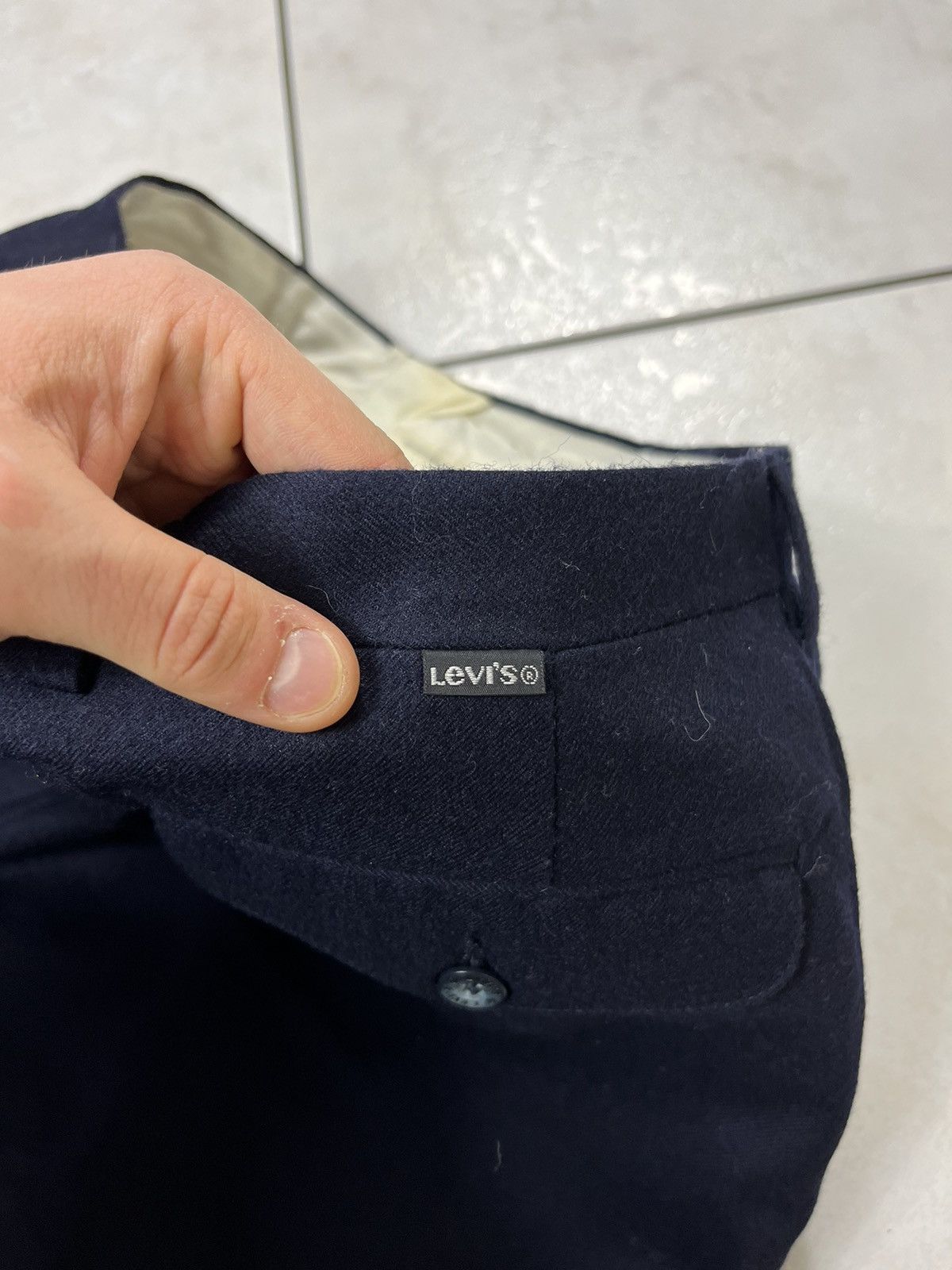 Levi's × Levi's Vintage Clothing × Vintage Vintage Levi’s 70s wool crease classic pants casual trousers Size US 34 / EU 50 - 20 Thumbnail