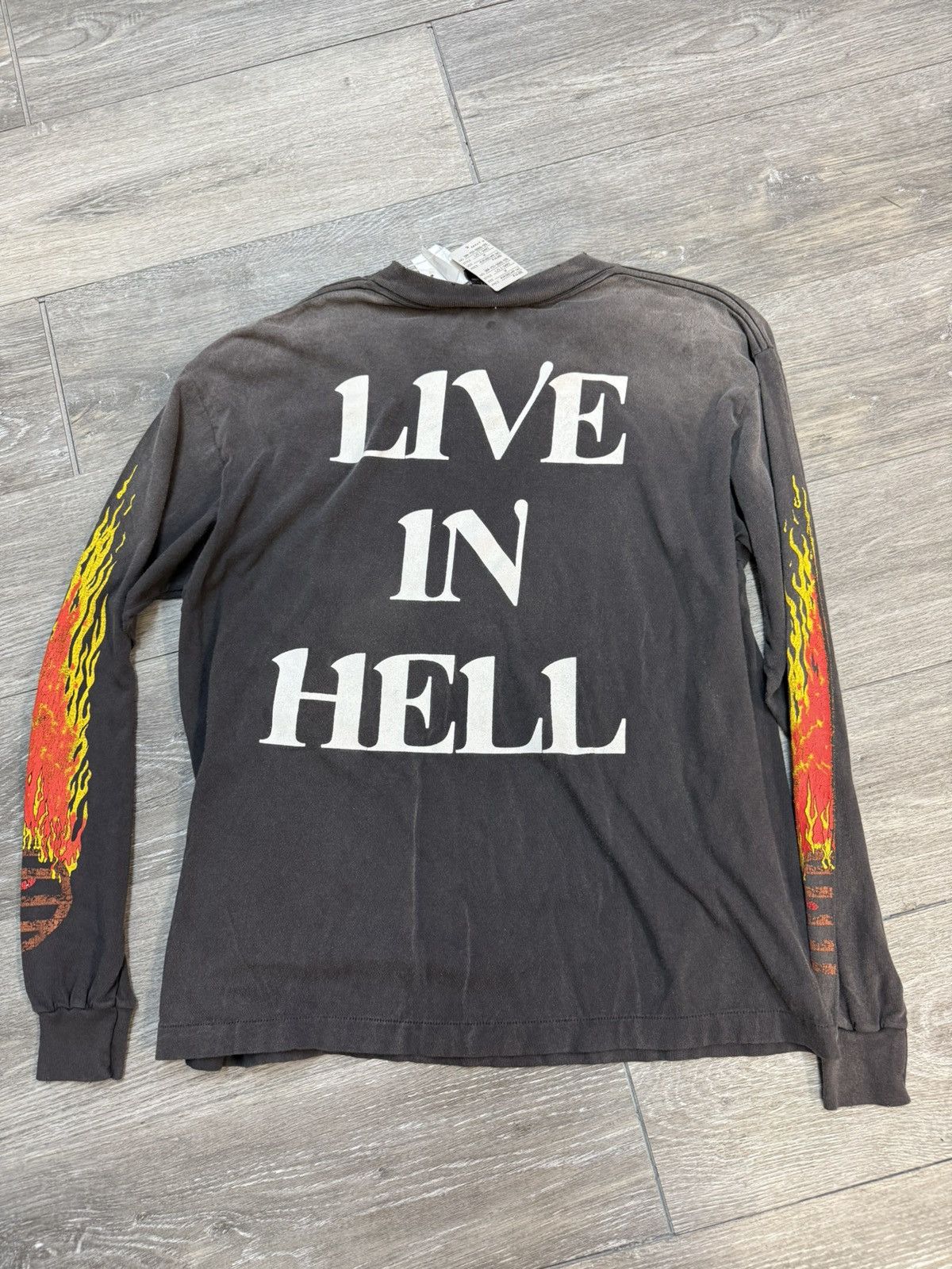 Saint Michael Saint Michael Live In Hell L/S Tee Size US M / EU 48-50 / 2 - 4 Thumbnail