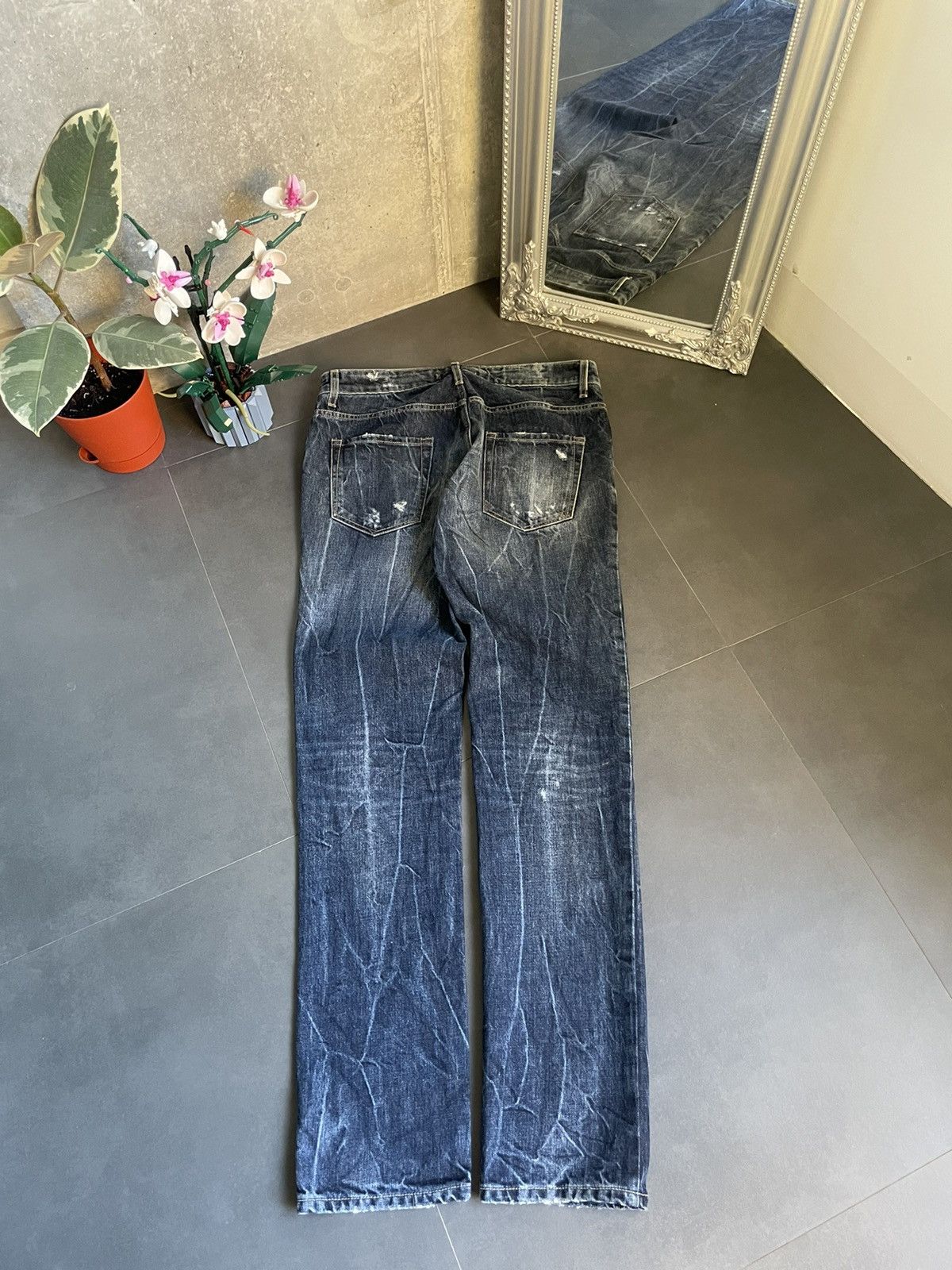 Japanese Brand Vintage Japanese Patchwork Boro Distressed Denim Size US 32 / EU 48 - 5 Thumbnail