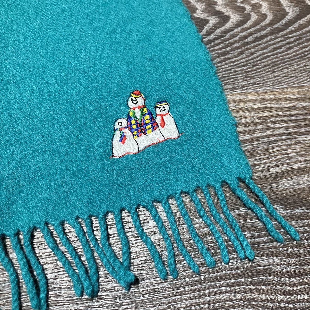 Johnstons Of Elgin Vintage JOHNSTONS OF ELGIN Tie Rack Company Wool Scarf Size ONE SIZE - 3 Thumbnail