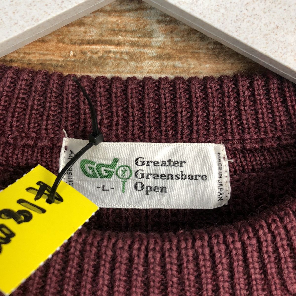 Homespun Knitwear × Japanese Brand Greater Green boro ripped distressed Maroon Knitwear #A1849 Size US M / EU 48-50 / 2 - 10 Thumbnail