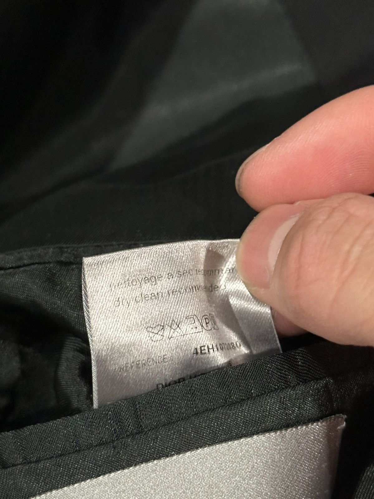 Dior × Hedi Slimane SS04 Strip 2 Button Blazer Suit 48 Size 48R - 8 Thumbnail