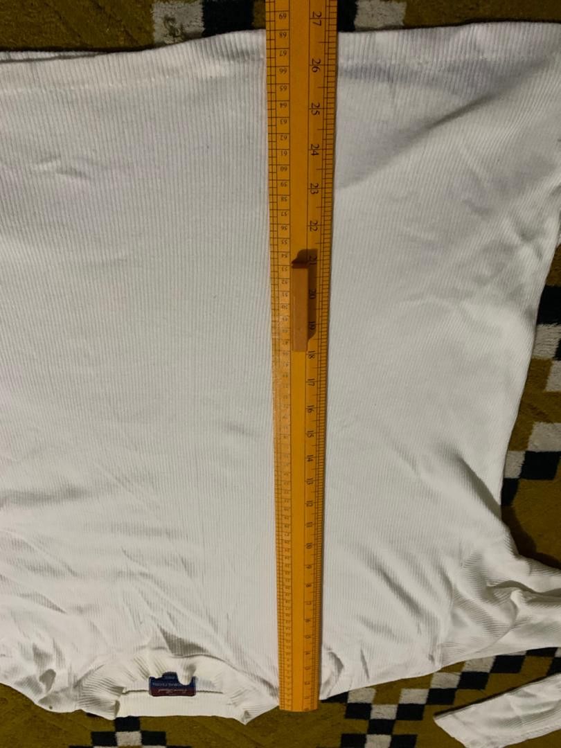 Vintage e31 vintage 🔥Vintage 90s EsseXroad white knit long sleeve Size US L / EU 52-54 / 3 - 3 Thumbnail