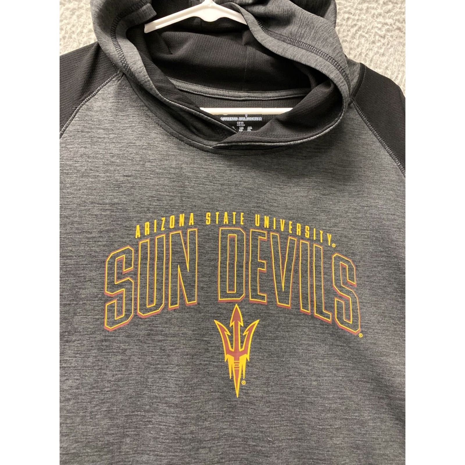 Champion Champion Sun Devils Hoodie Men XXL Gray Lightweight Pullover Athletic Train Size US XXL / EU 58 / 5 - 2 Thumbnail
