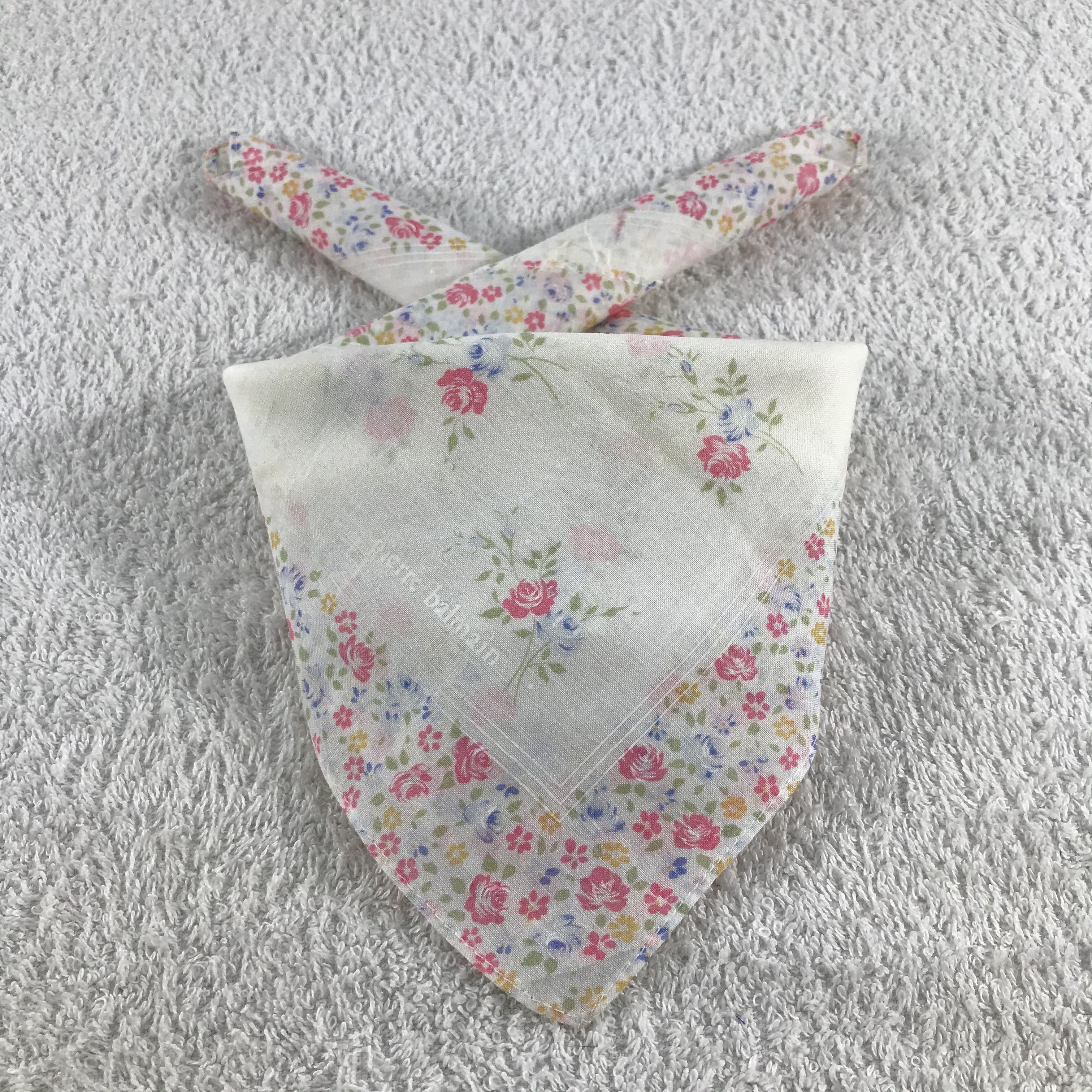 Pierre Balmain × Vintage Pierre Balmain Bandana / Handkerchief / Neckerchief - S211 Size ONE SIZE - 3 Thumbnail
