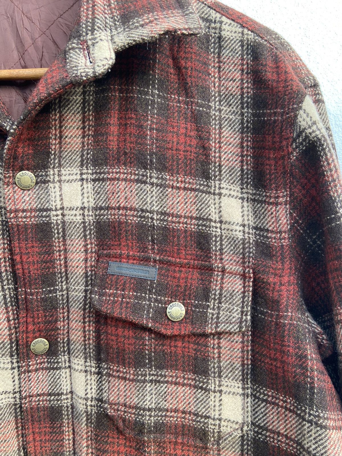 Flannel Vintage Crocodile jacket flannel Size US L / EU 52-54 / 3 - 5 Thumbnail