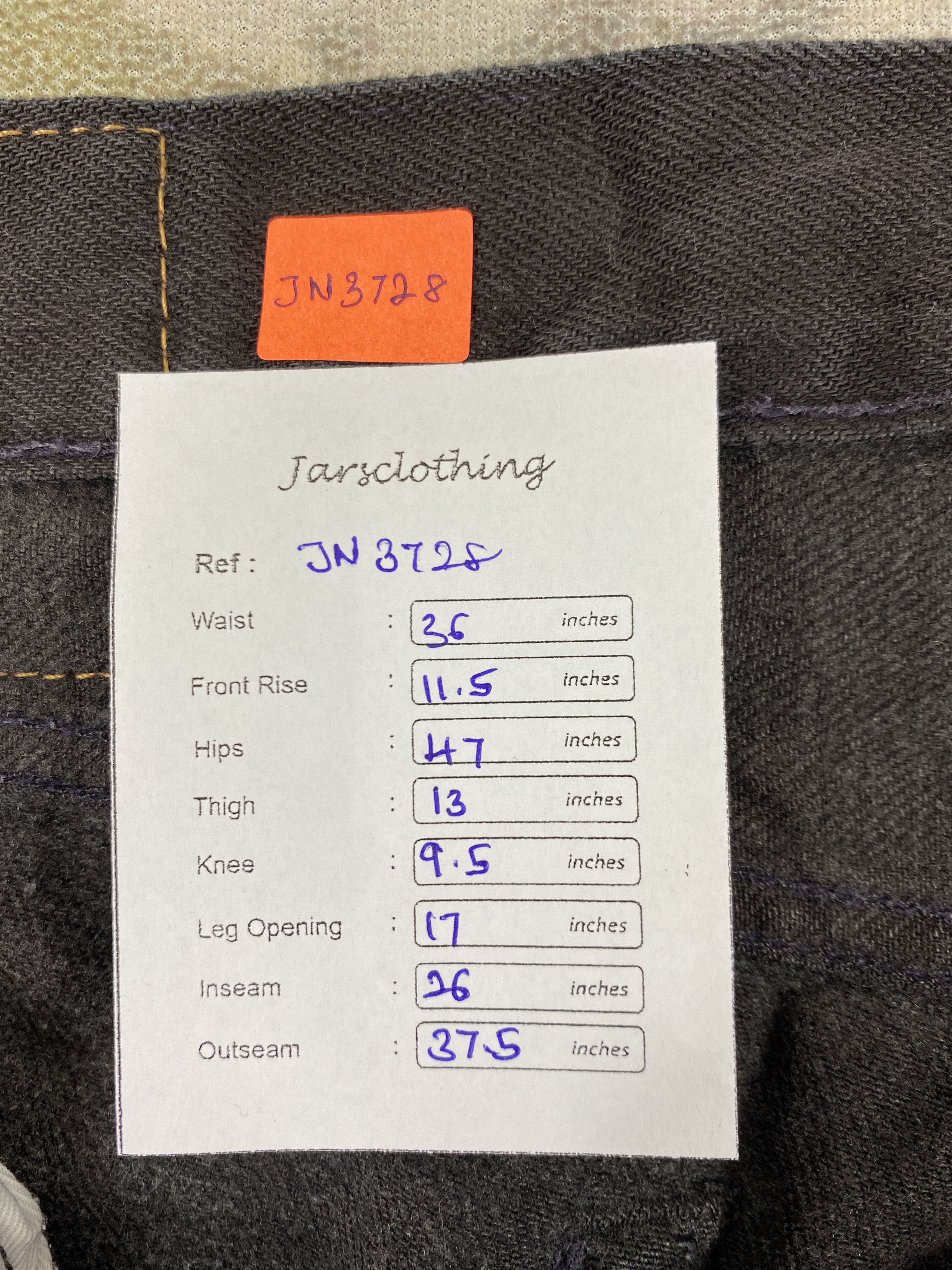 Levi's Black Vintage Levi's 505 Jeans 36x26 Denim- JN3728 Size US 36 / EU 52 - 8 Thumbnail
